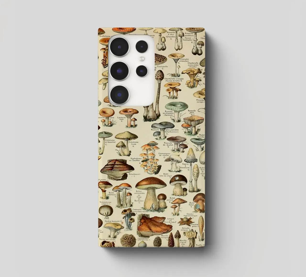 mushrooms fungi champignons amanita samsung phone case by Graham Robertson
