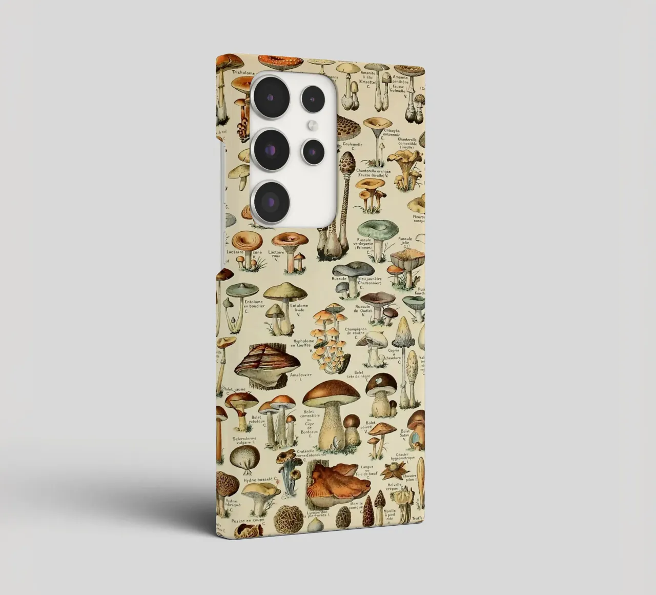 mushrooms fungi champignons amanita samsung phone case by Graham Robertson