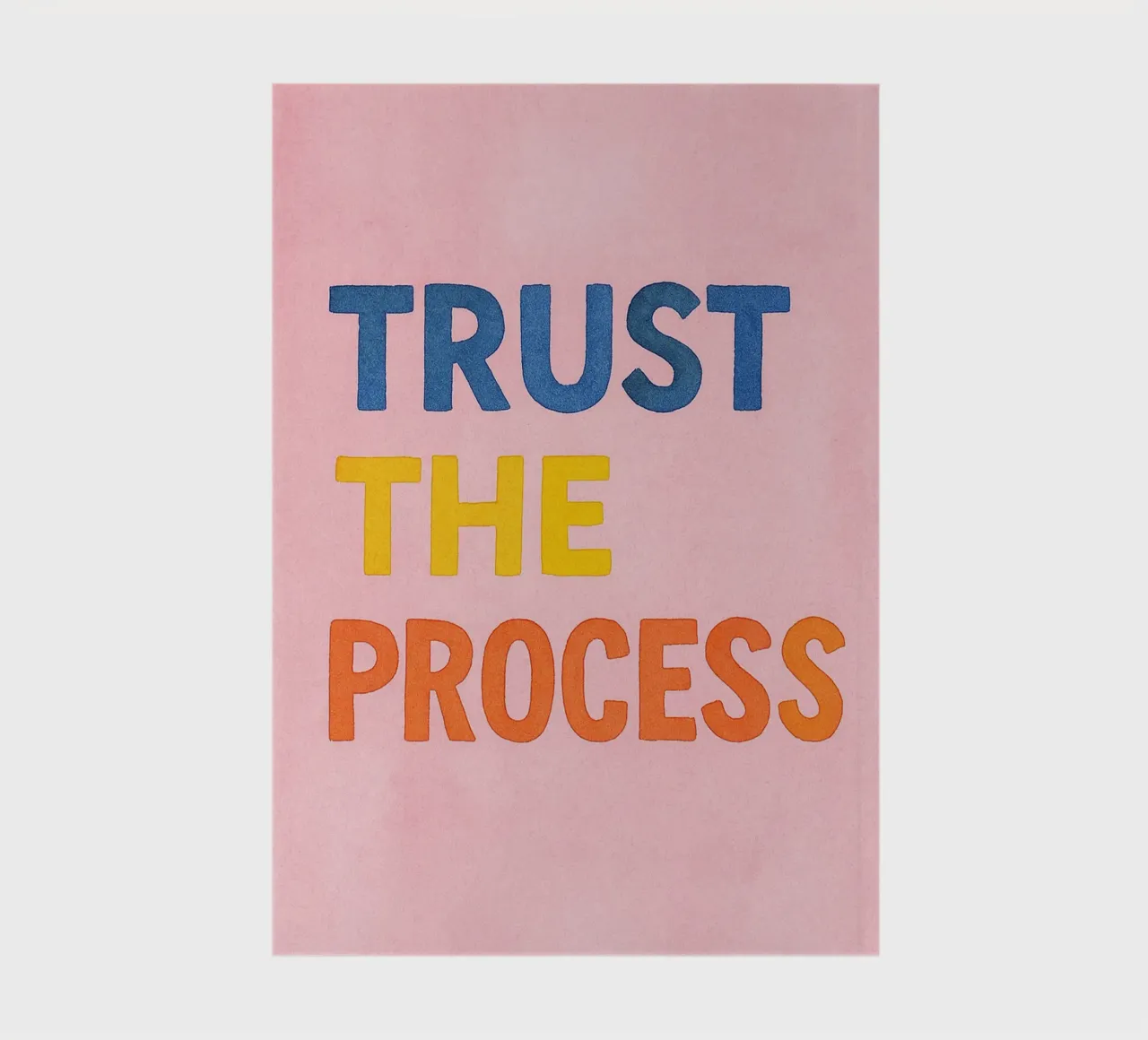 Trust The Process notebook by onelove