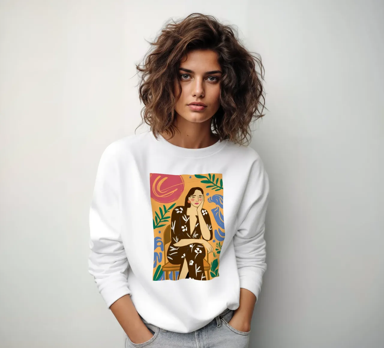 Floral Dress Daydream sweatshirt by Stone Decade
