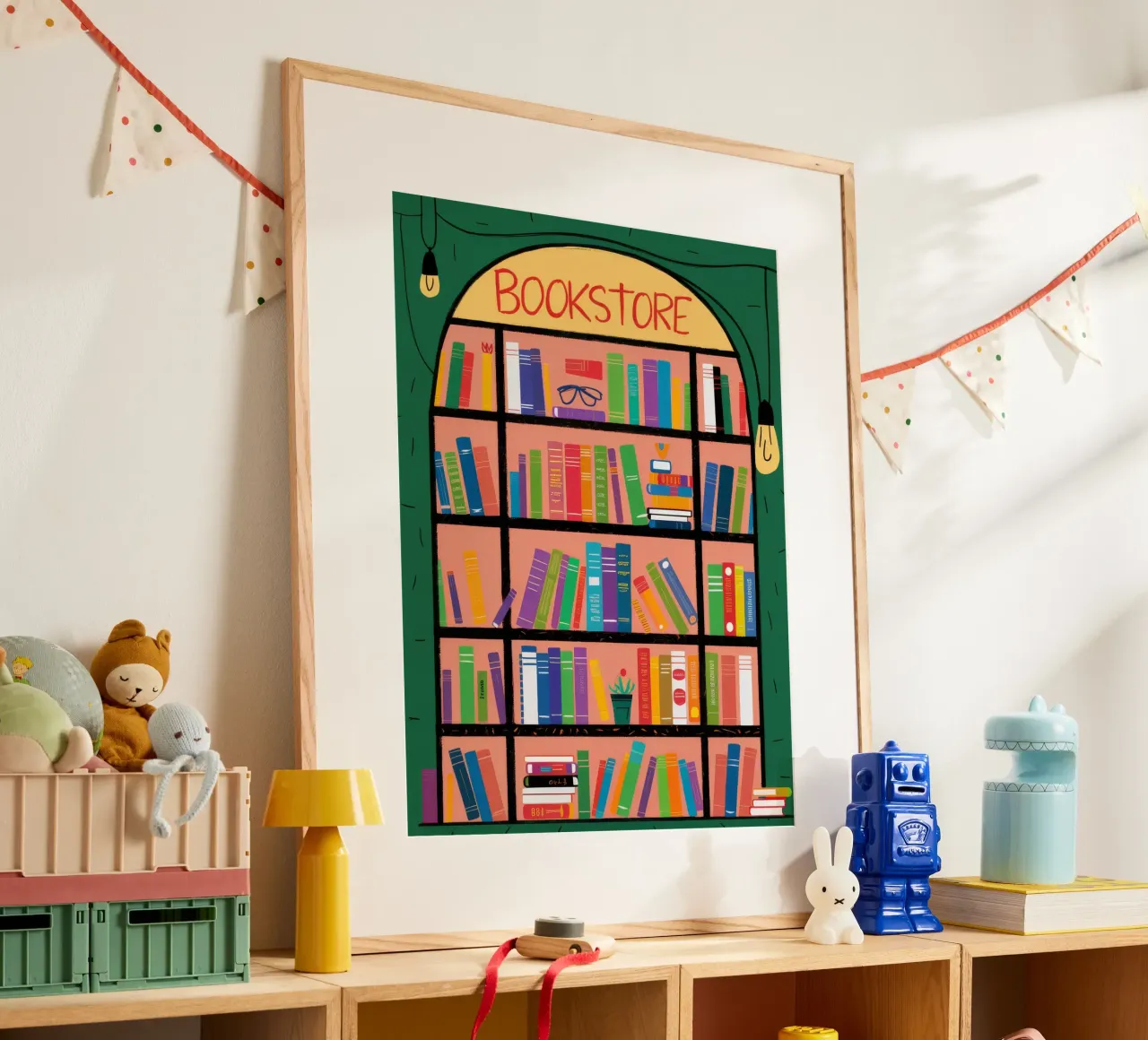 Buchhandlung Window Wonder Hahnemühle von Muse Artworks