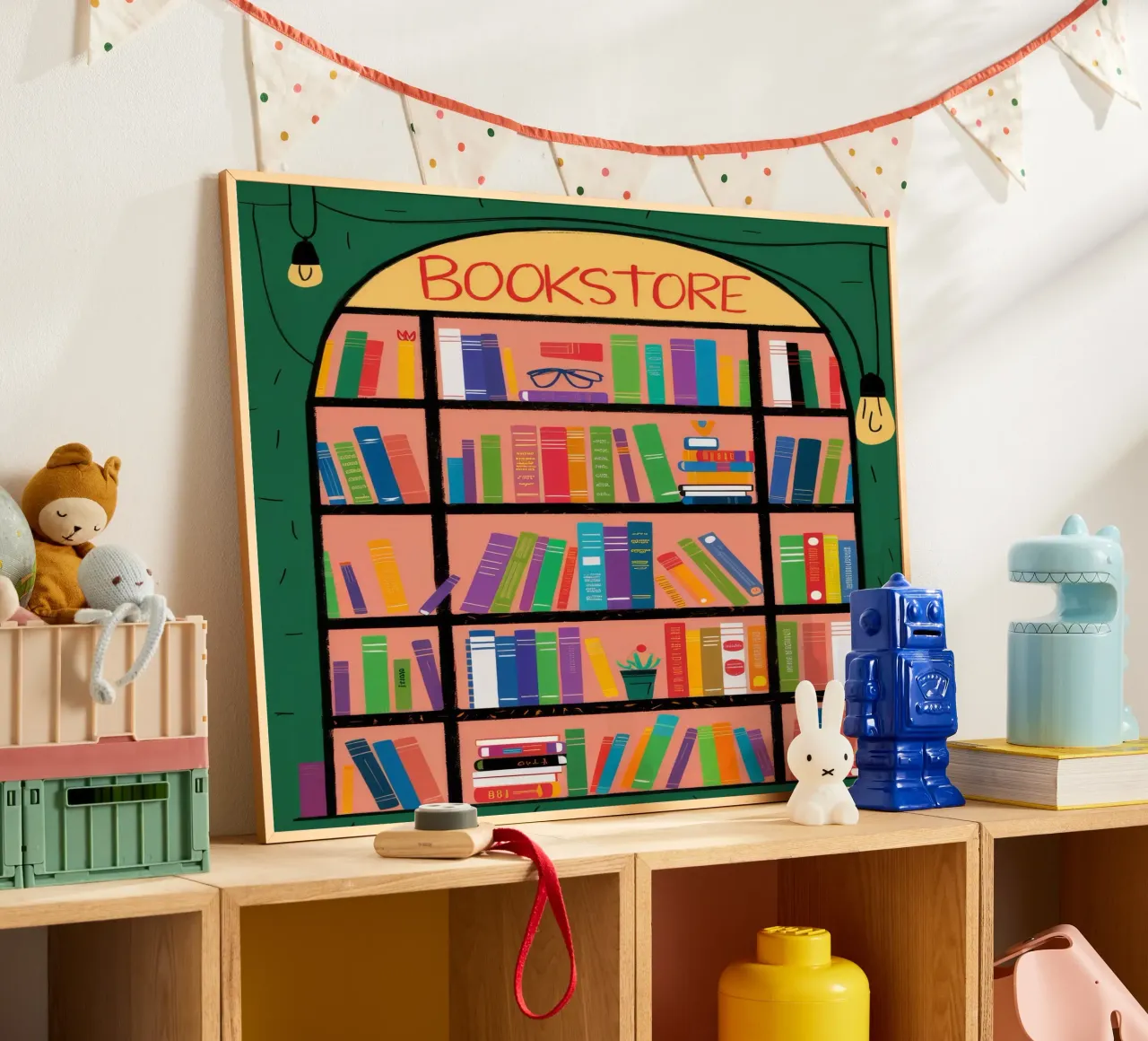 Buchhandlung Window Wonder Hahnemühle von Muse Artworks