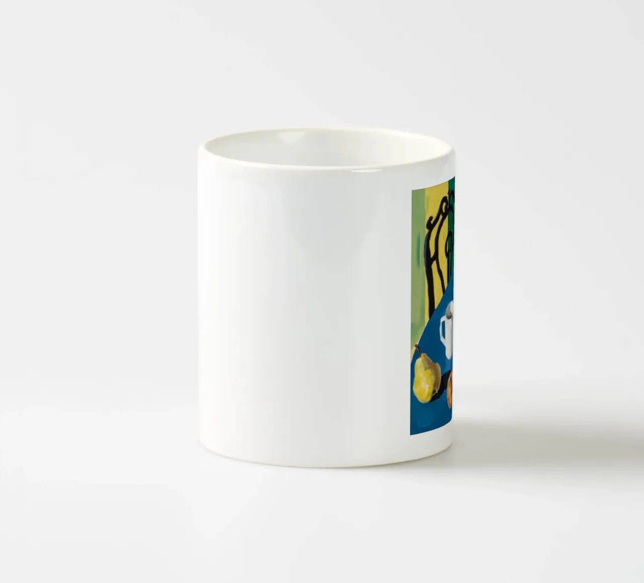Mele bianche da brocca tazza in ceramica da Fable Tempa