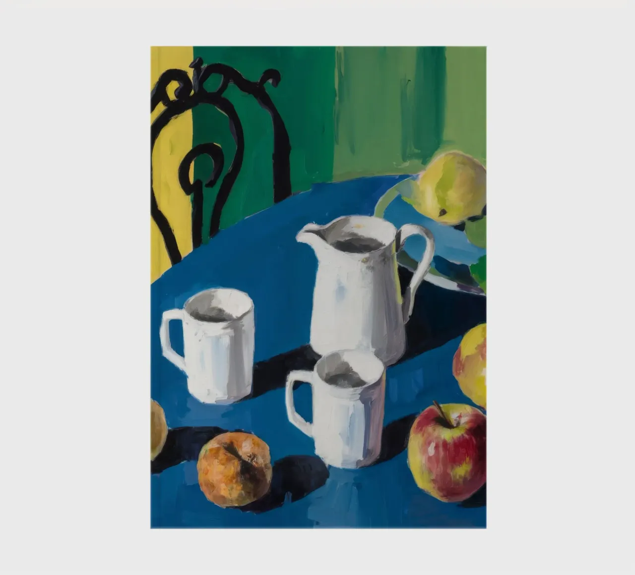 White Pitcher Apples notebook by Fable Tempa