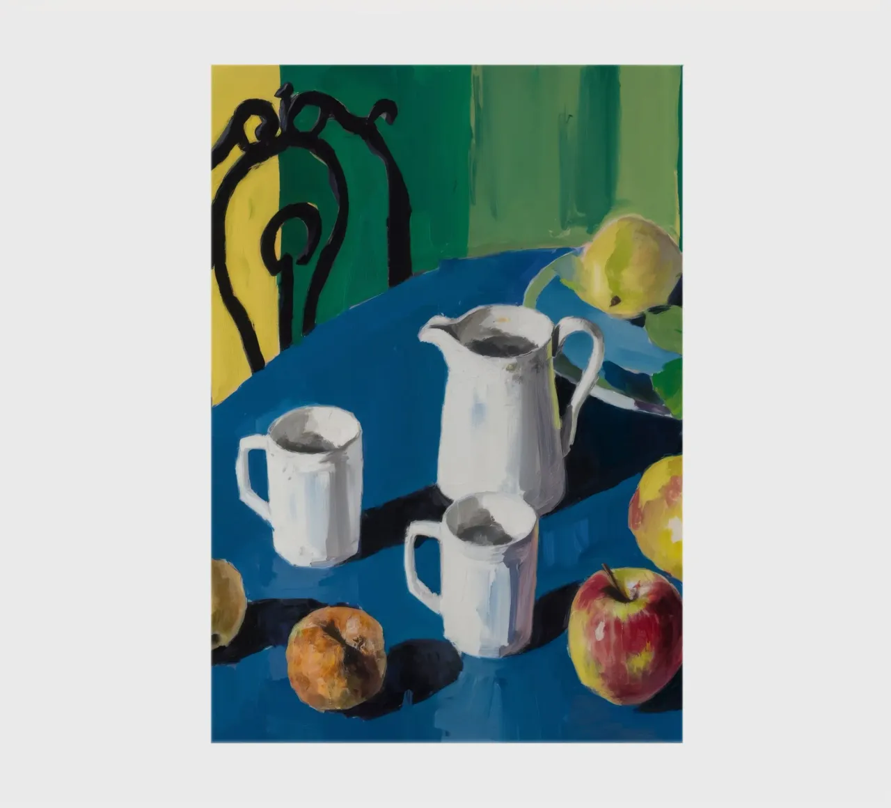 White Pitcher Apples notebook by Fable Tempa