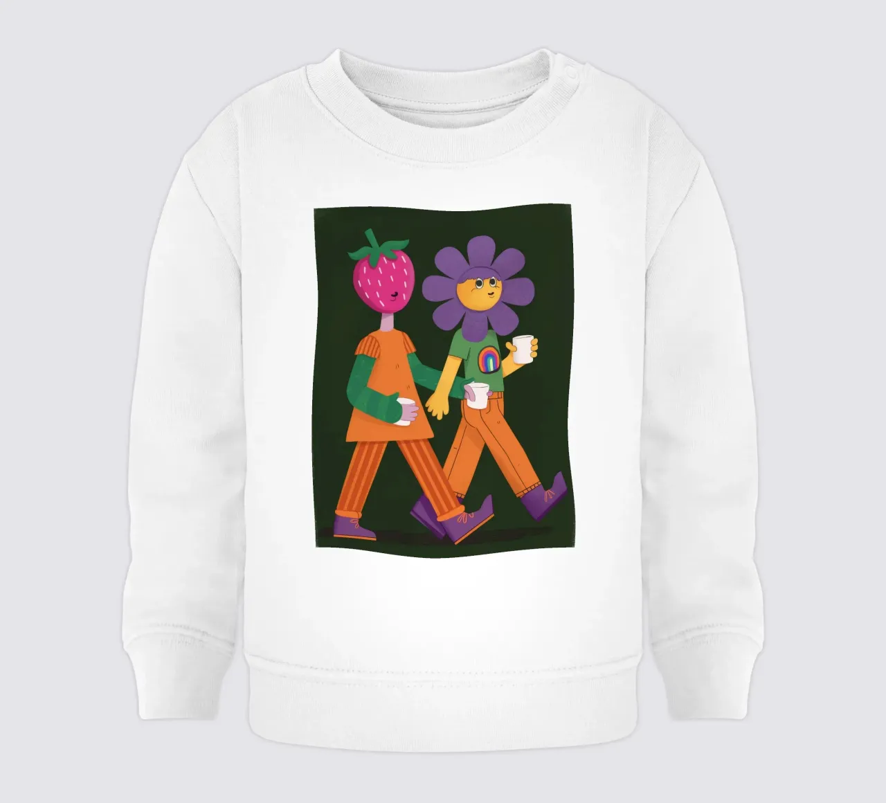 Paseo de la Flor sudadera de bebé de Stone Decade