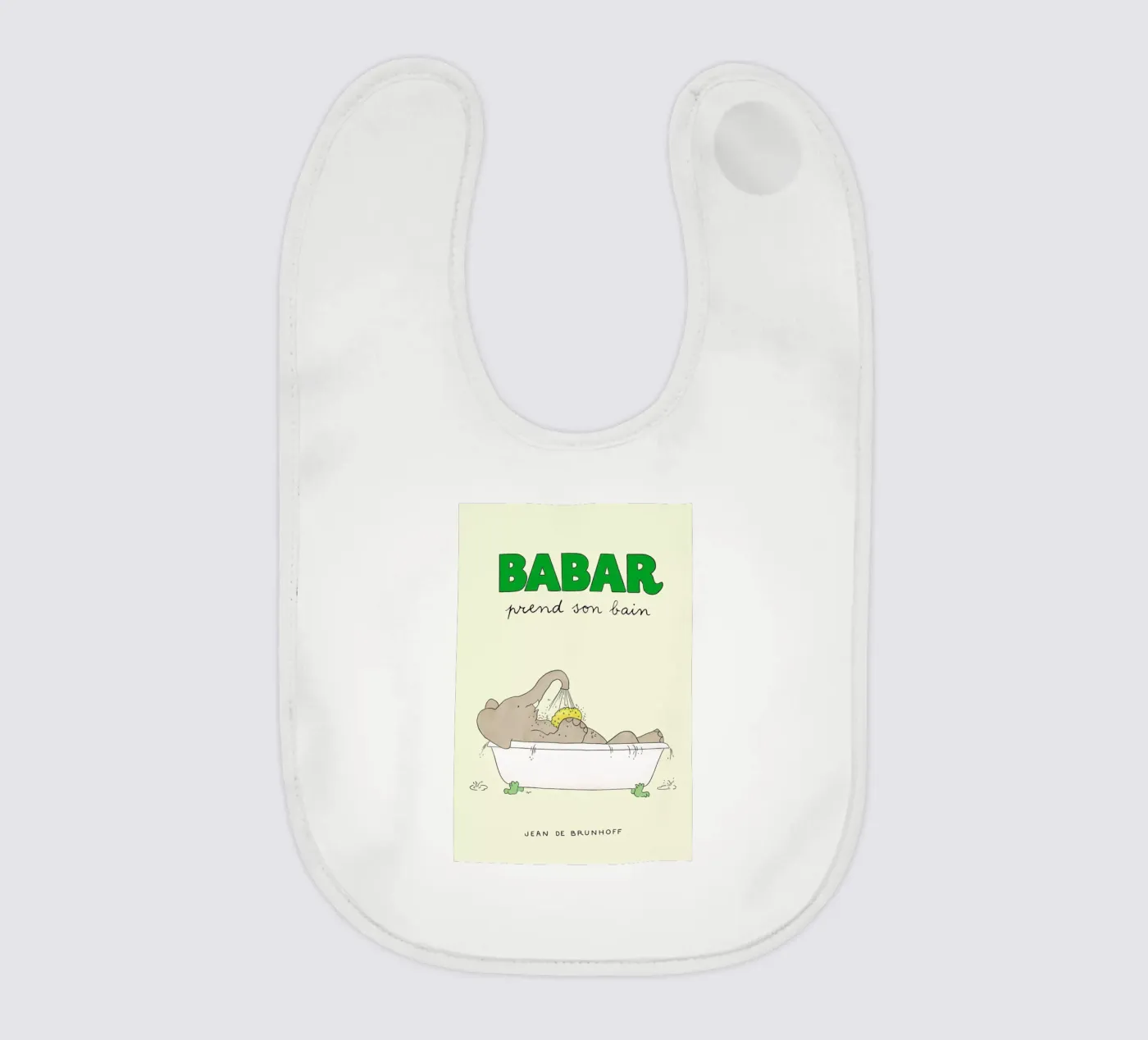 Babar Bathtime bavaglino da Little Flourishes