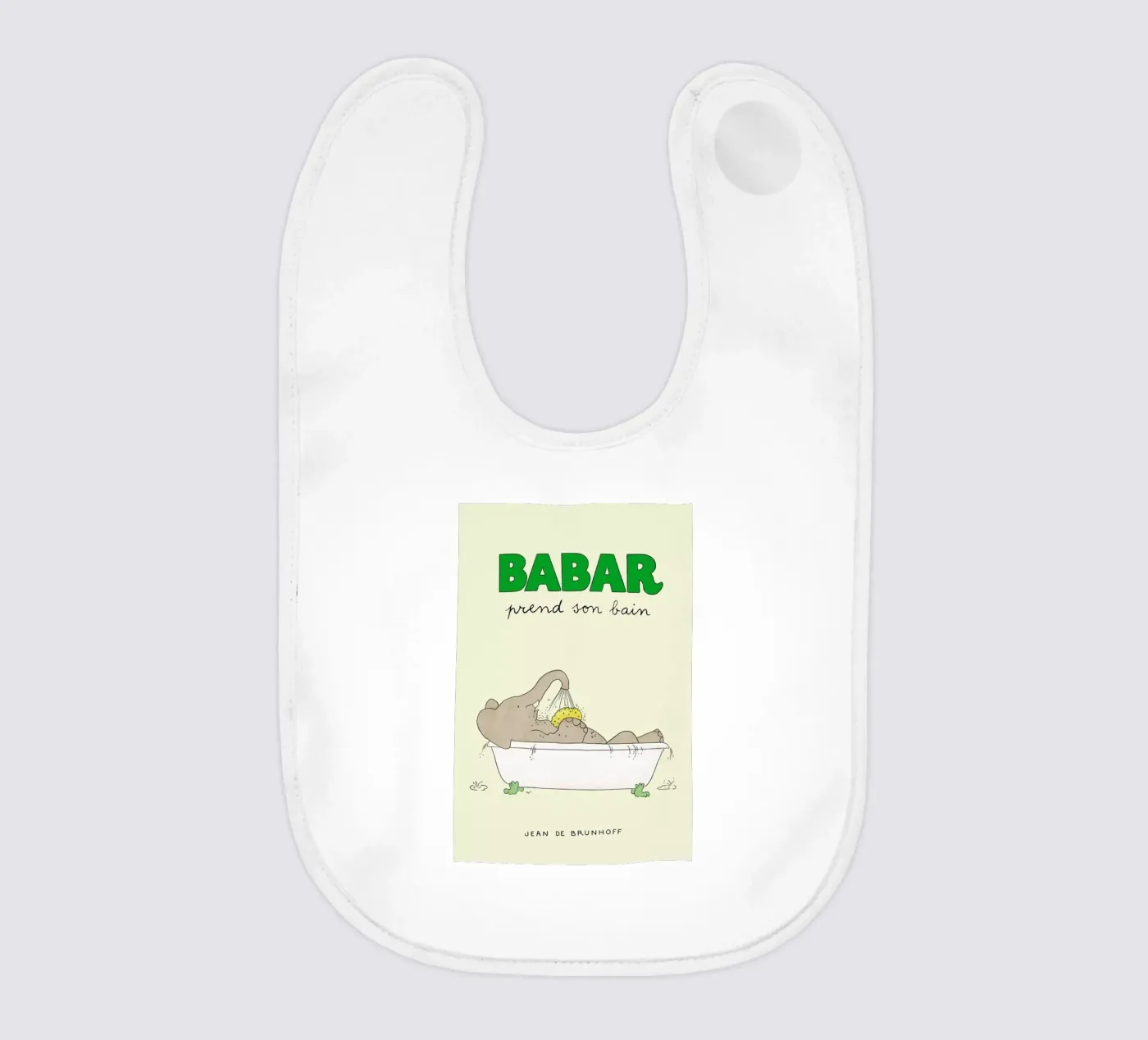 Babar Bathtime bavaglino da Little Flourishes