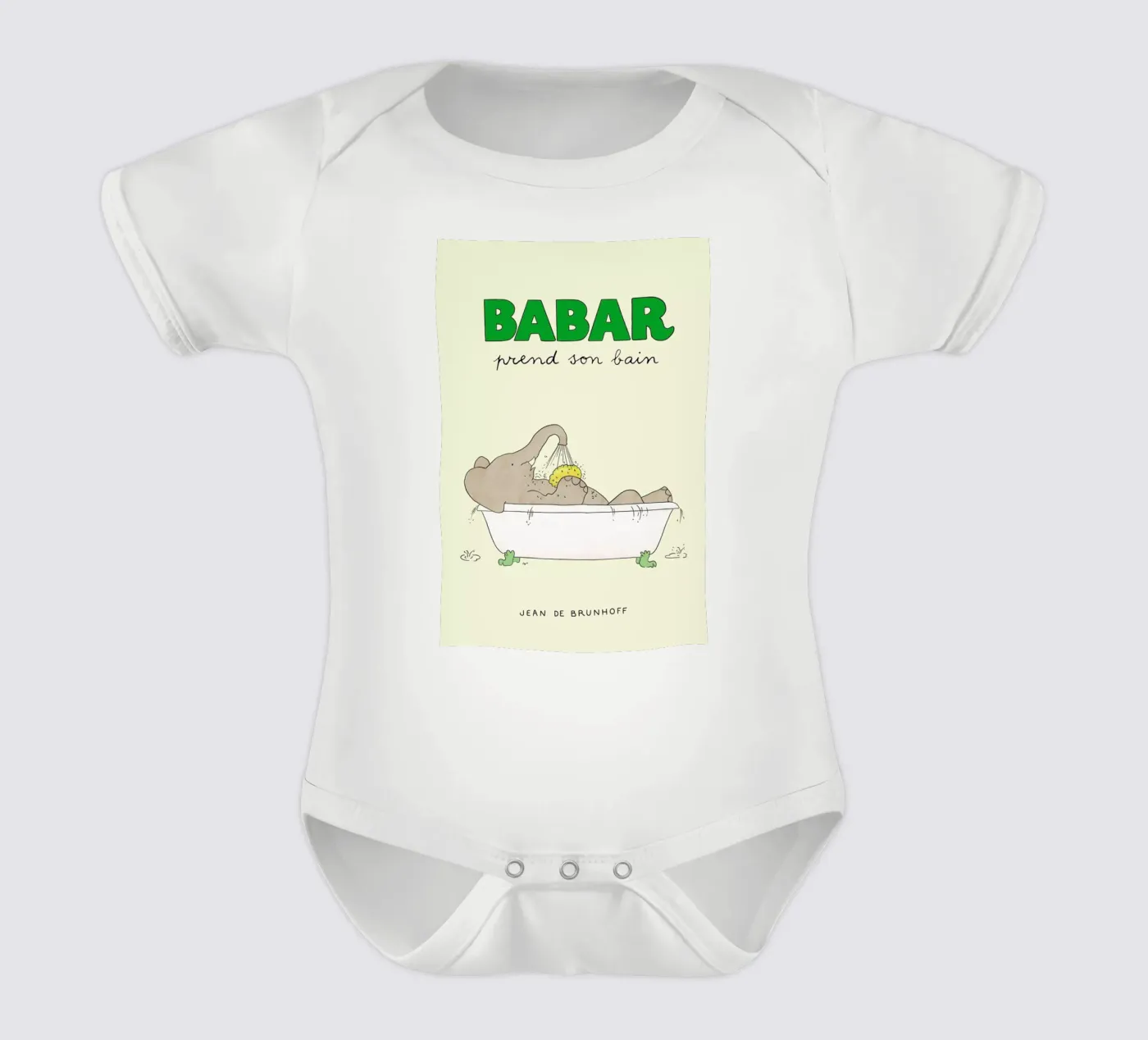 Babar Bathtime body bébé de Little Flourishes