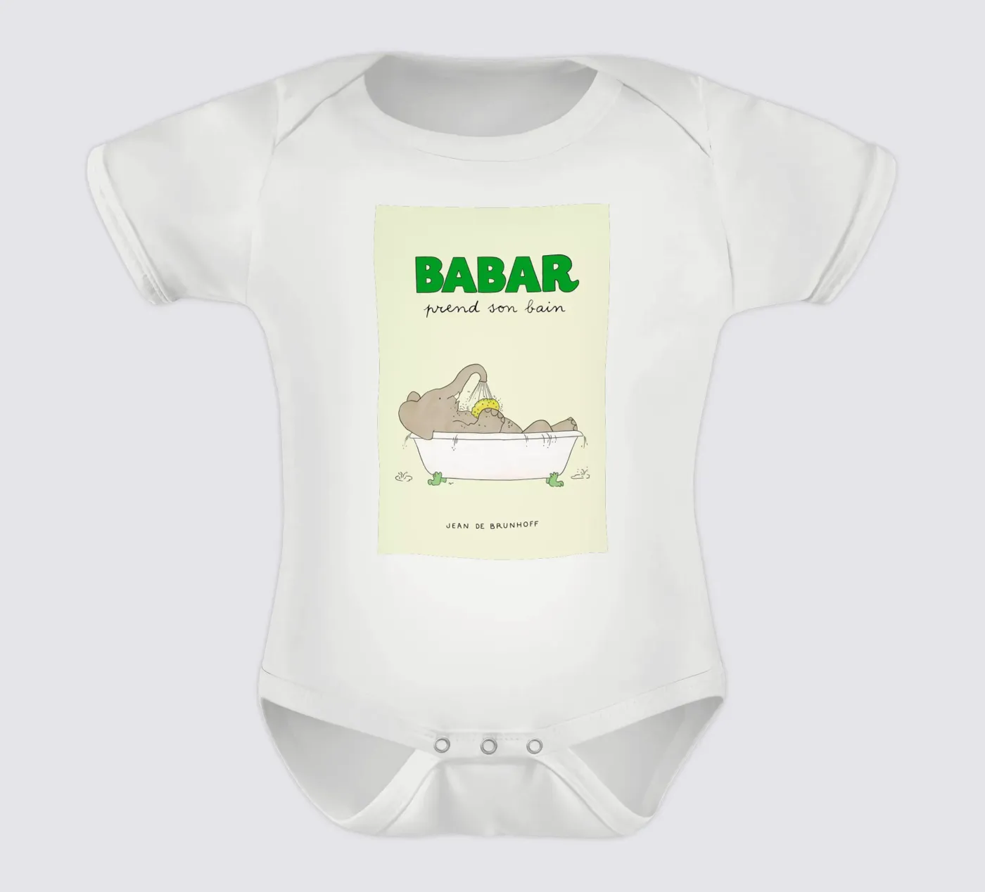 Babar Bathtime body bébé de Little Flourishes