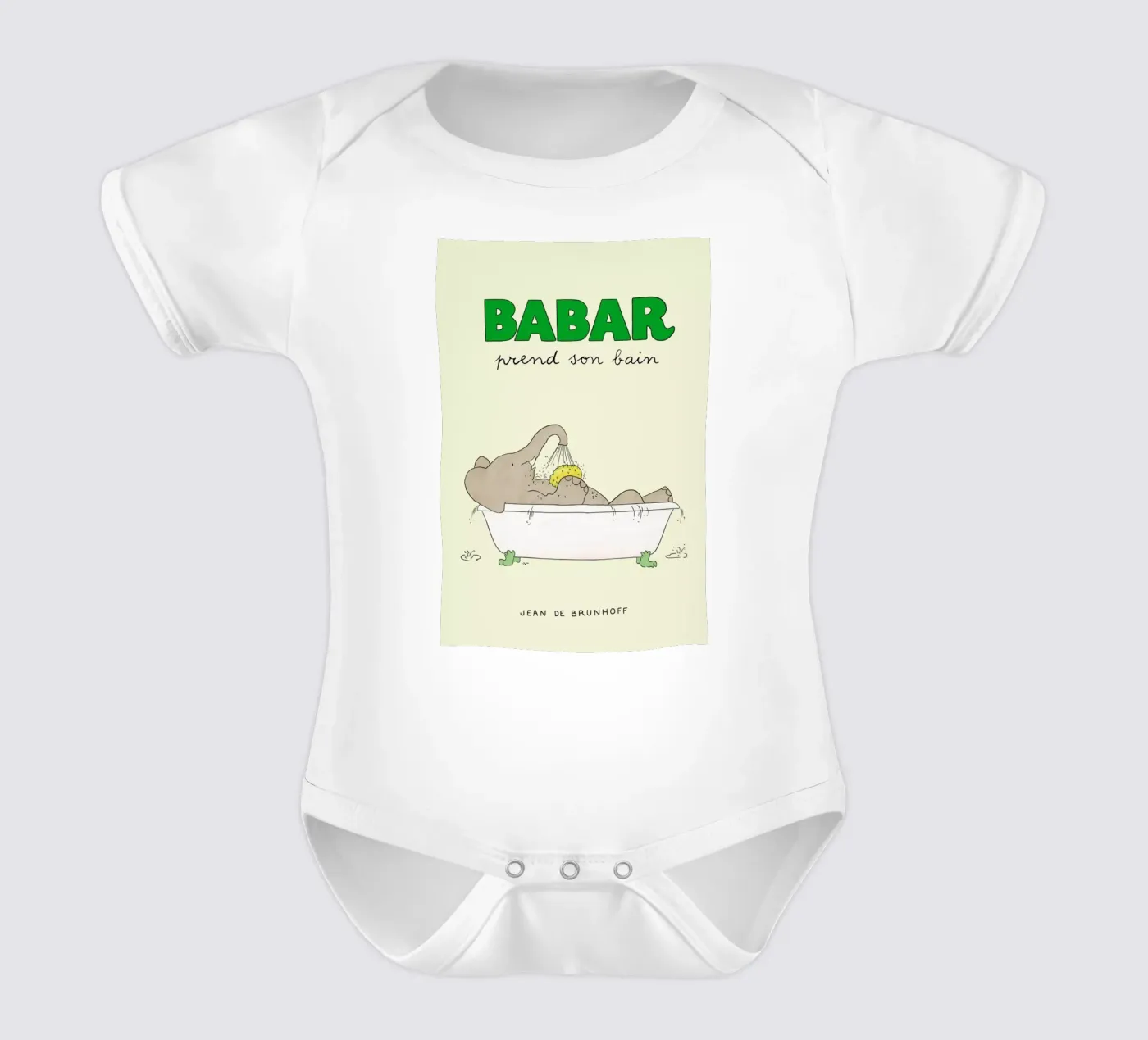 Babar Bathtime body bébé de Little Flourishes