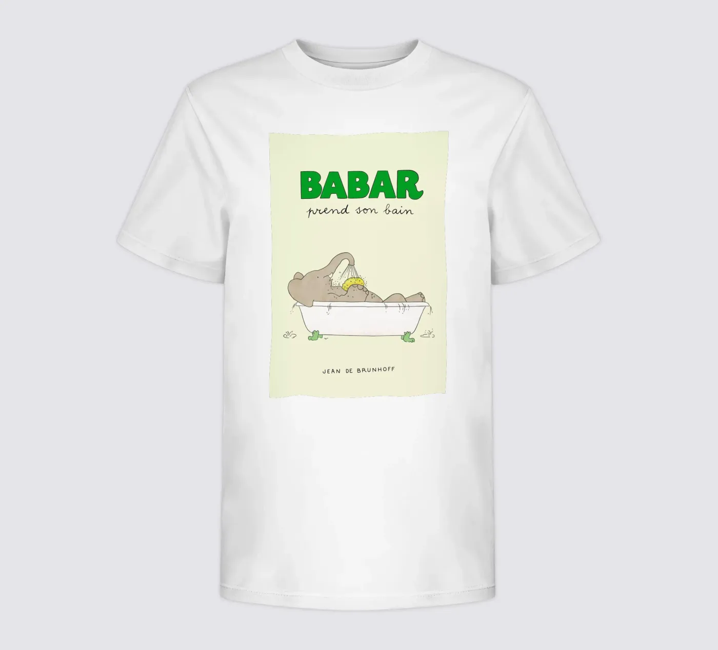 Babar Bathtime t-shirt bambini da Little Flourishes