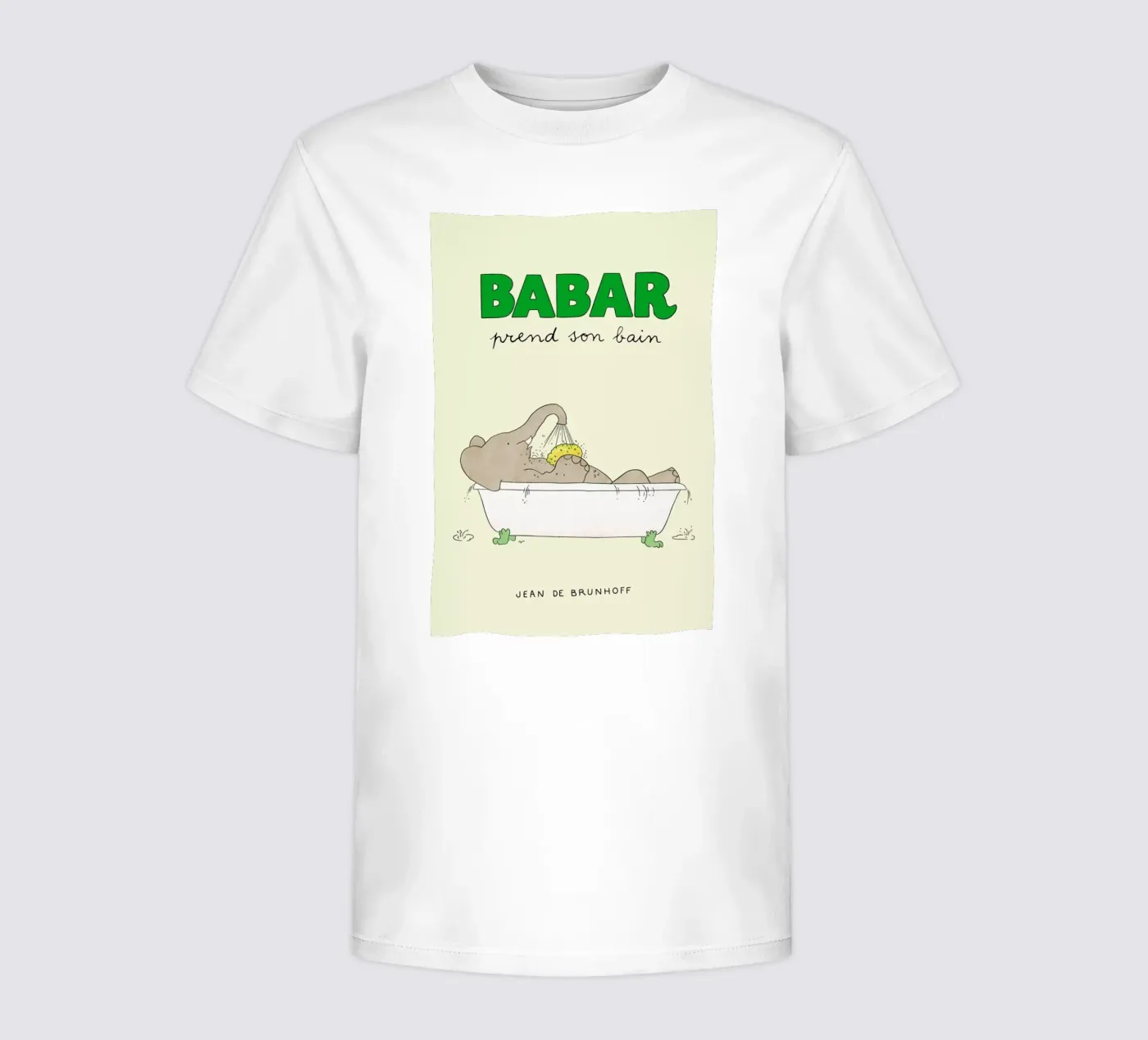 Babar Bathtime t-shirt bambini da Little Flourishes