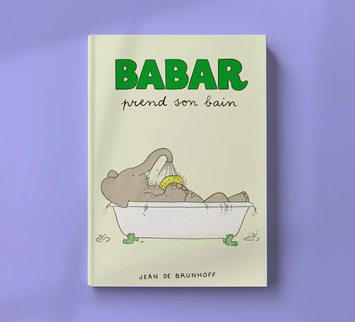 Babar Bathtime notebook by Little Flourishes