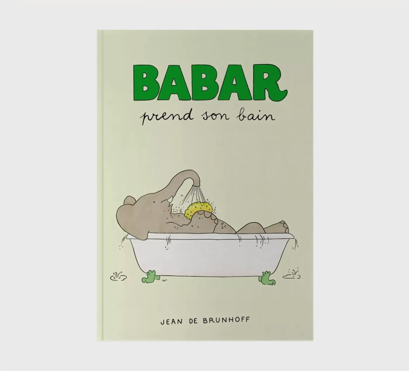 Babar Bathtime notebook by Little Flourishes