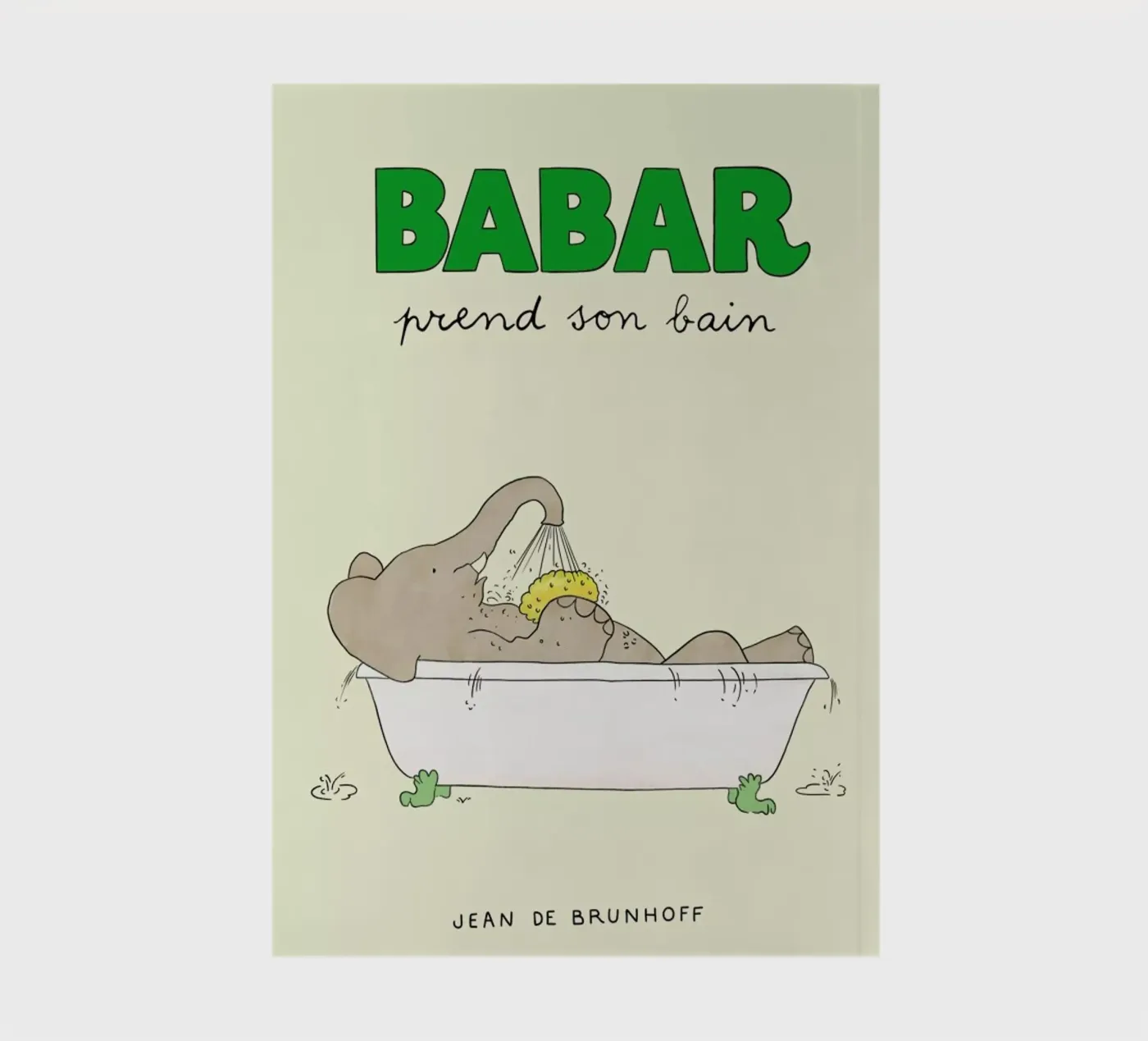 Babar Bathtime notebook by Little Flourishes