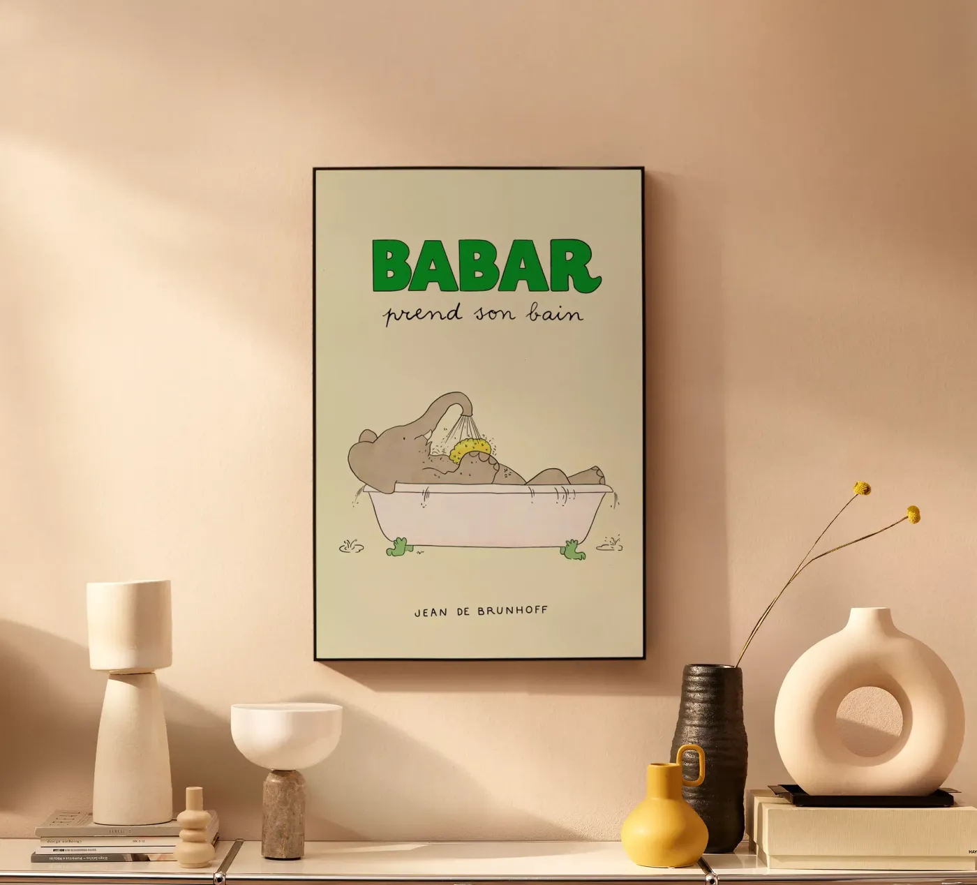 Babar Bathtime pannello forex da Little Flourishes