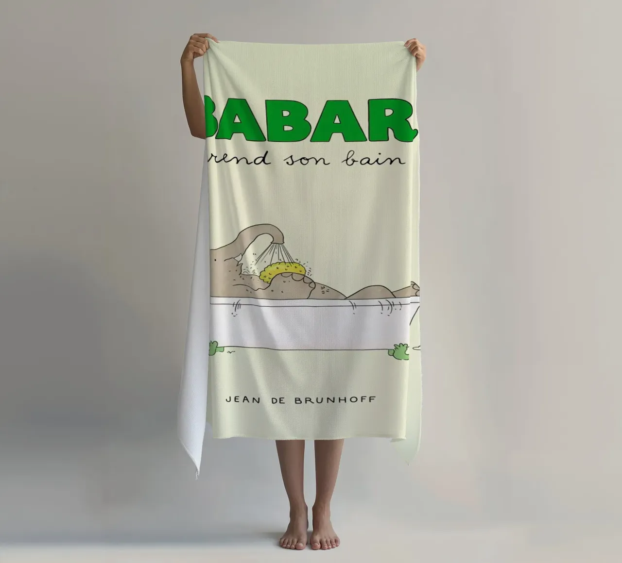 Babar Bathtime telo mare da Little Flourishes