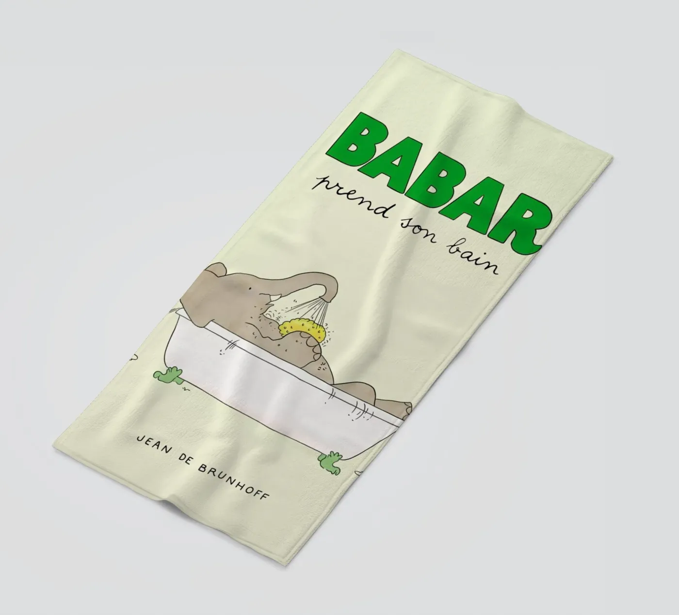Babar Bathtime telo mare da Little Flourishes