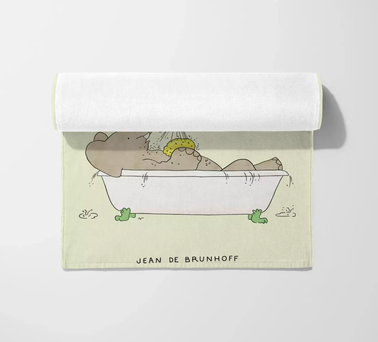 Babar Bathtime telo mare da Little Flourishes