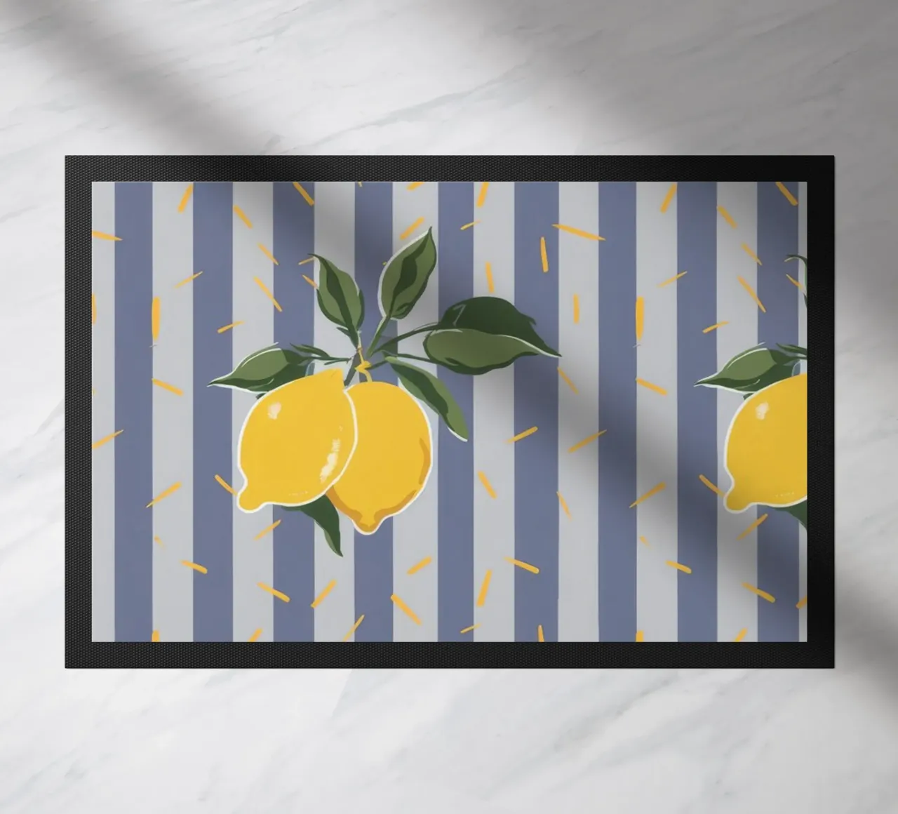 Striscia di rami di limone zerbino da Muse Artworks