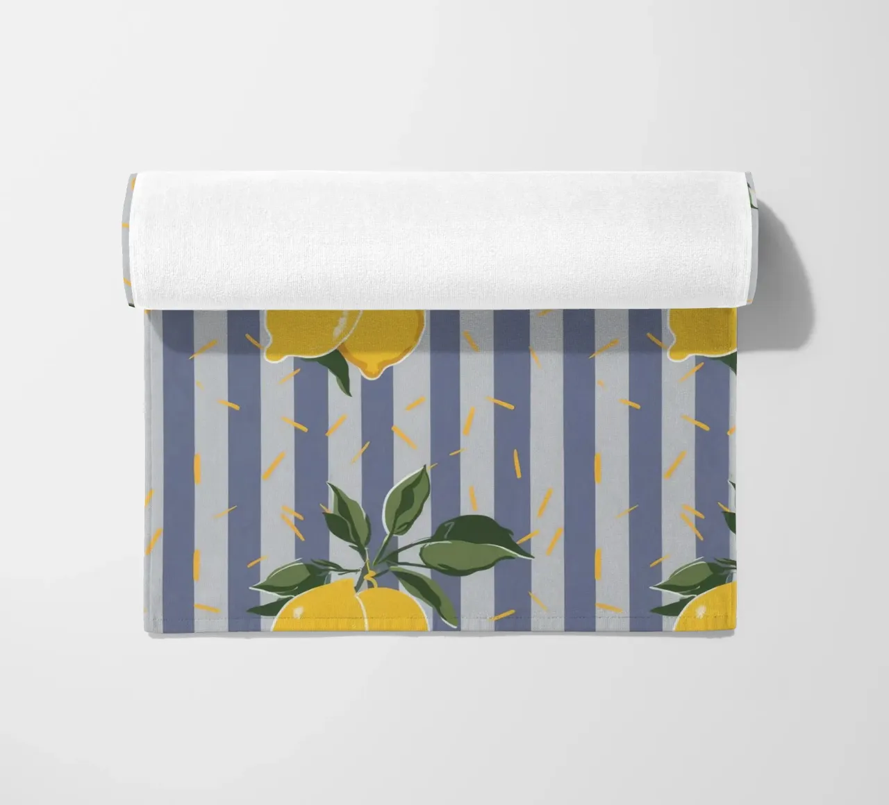 Striscia di rami di limone telo mare da Muse Artworks