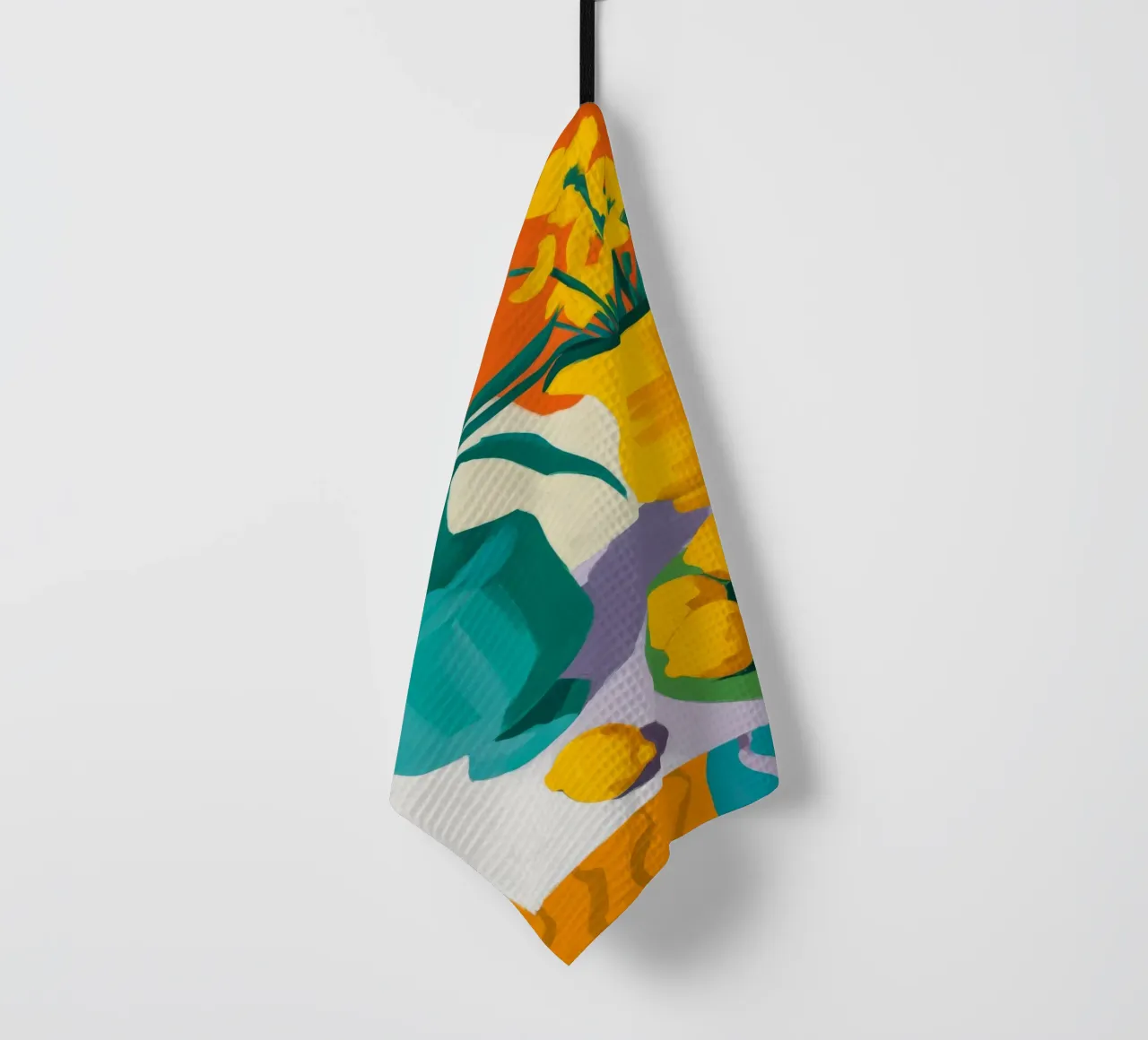 Vase jaune Agrumes torchon de Fable Tempa