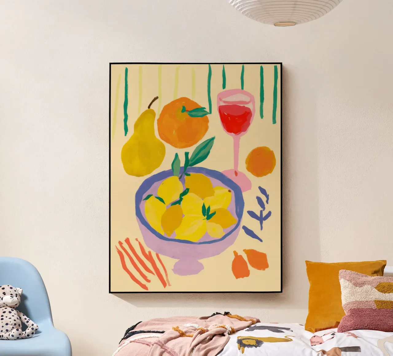 Arancia e pera Stillness plexiglass da Haven Fantasy