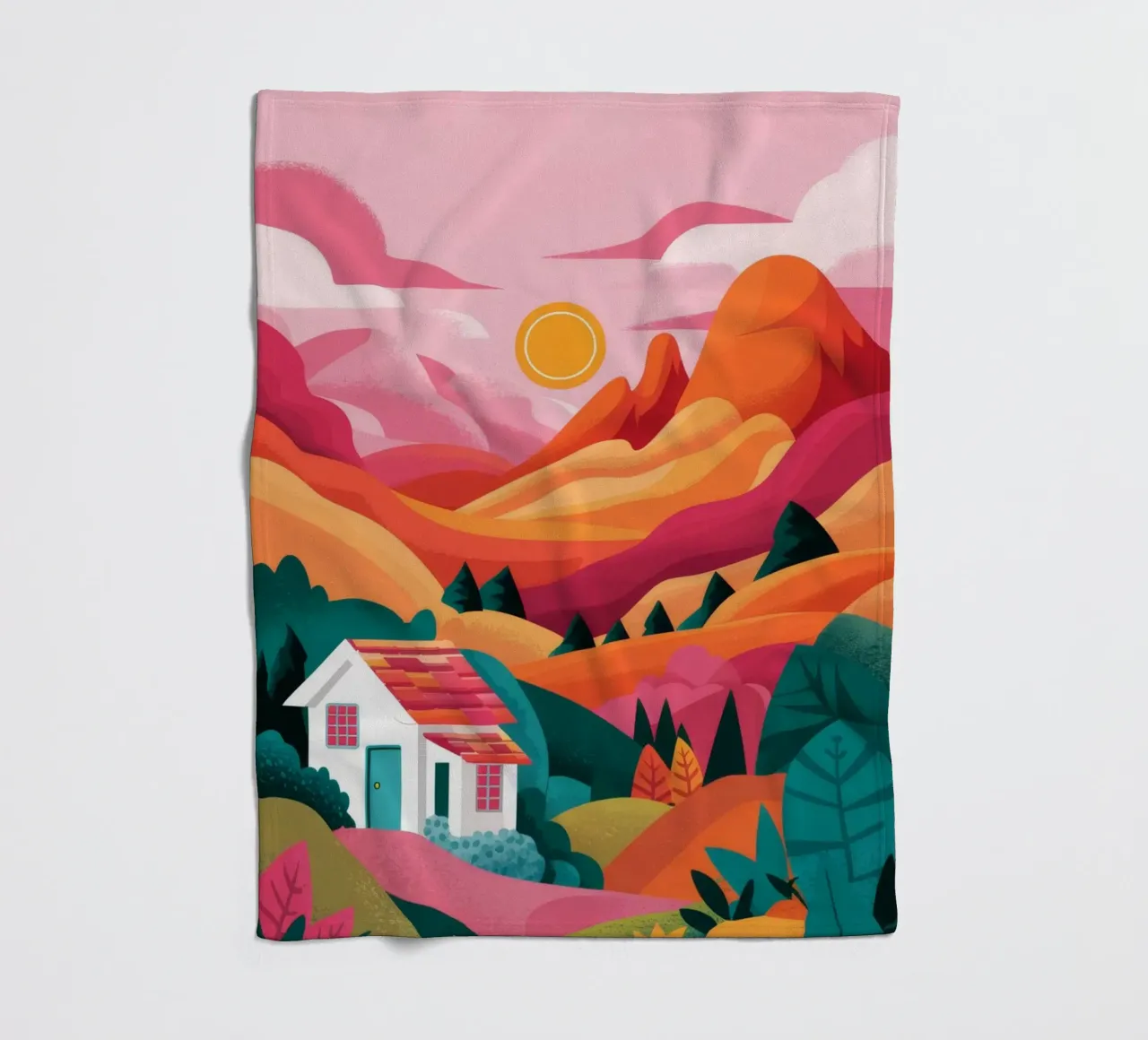 Colline di Little House coperta in pile da FadeAura