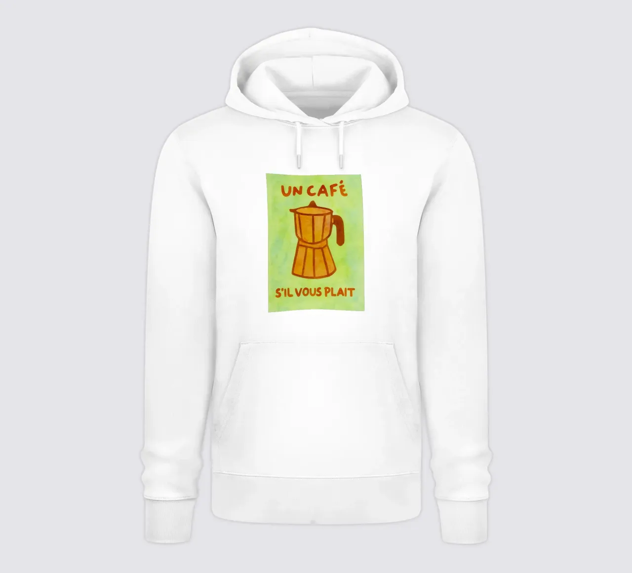 treccia di seta senza caffè felpa con cappuccio da onelove