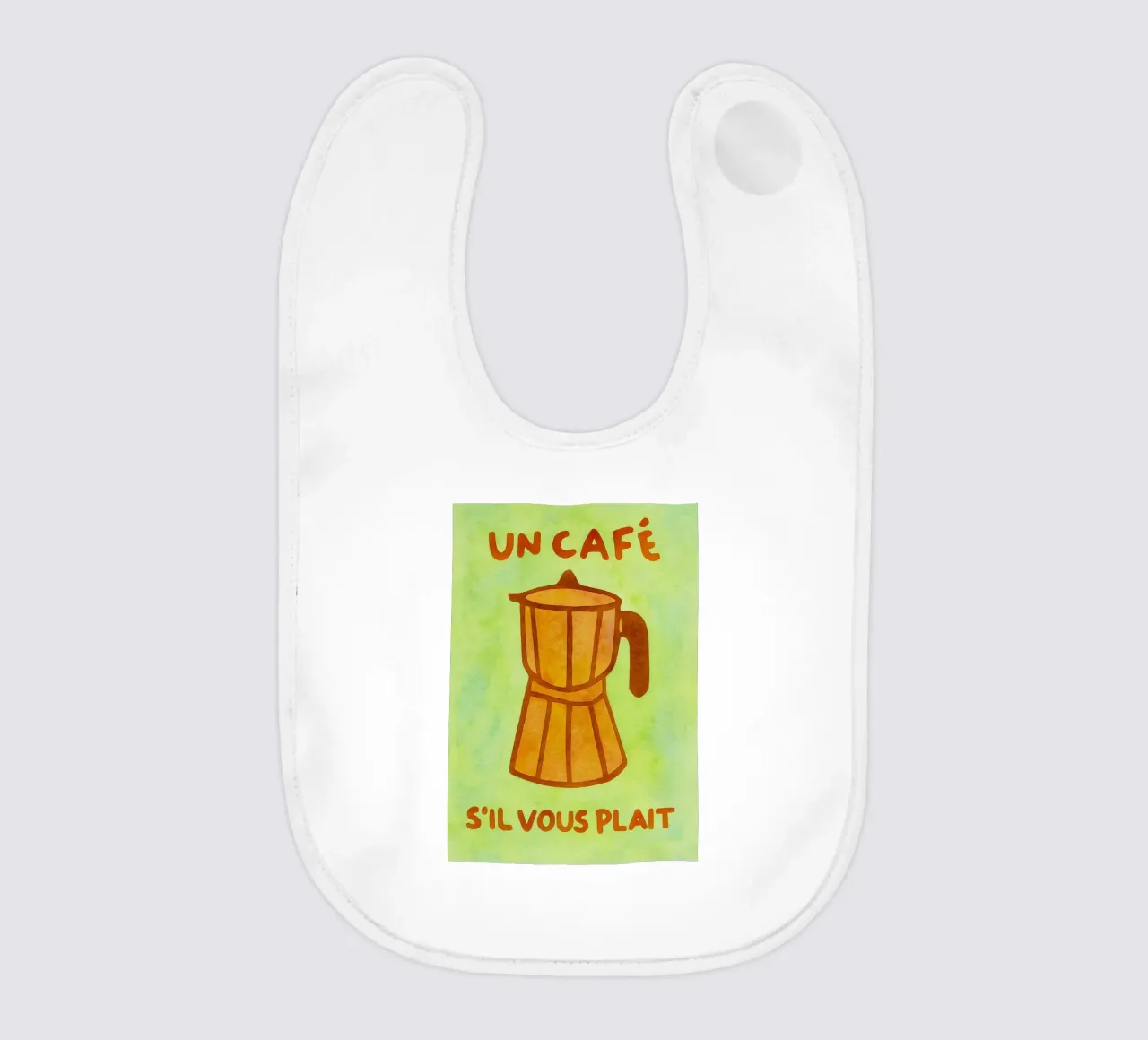 treccia di seta senza caffè bavaglino da onelove