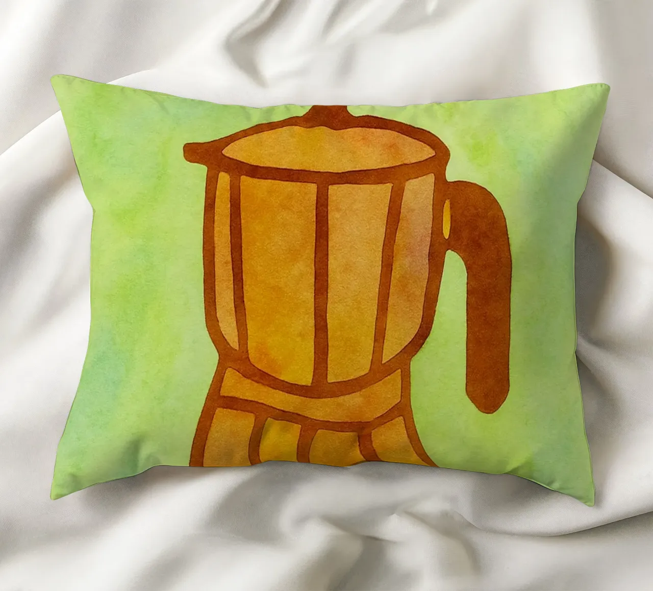 treccia di seta senza caffè cuscino da onelove