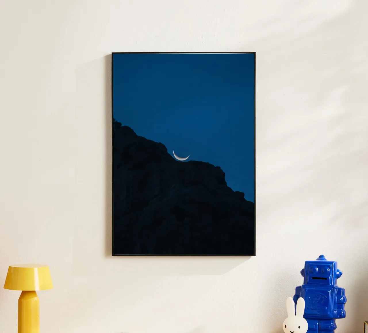 crescent moon night sky forex plate by Earthly Visions