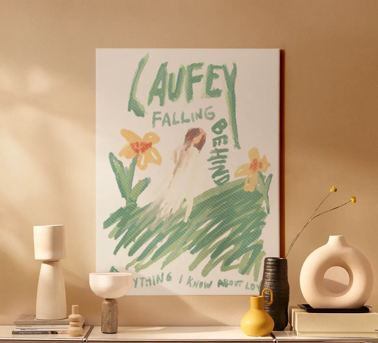 Laufey in ritardo rispetto a Lfy tela con Cornice a cassetta da carleemiller