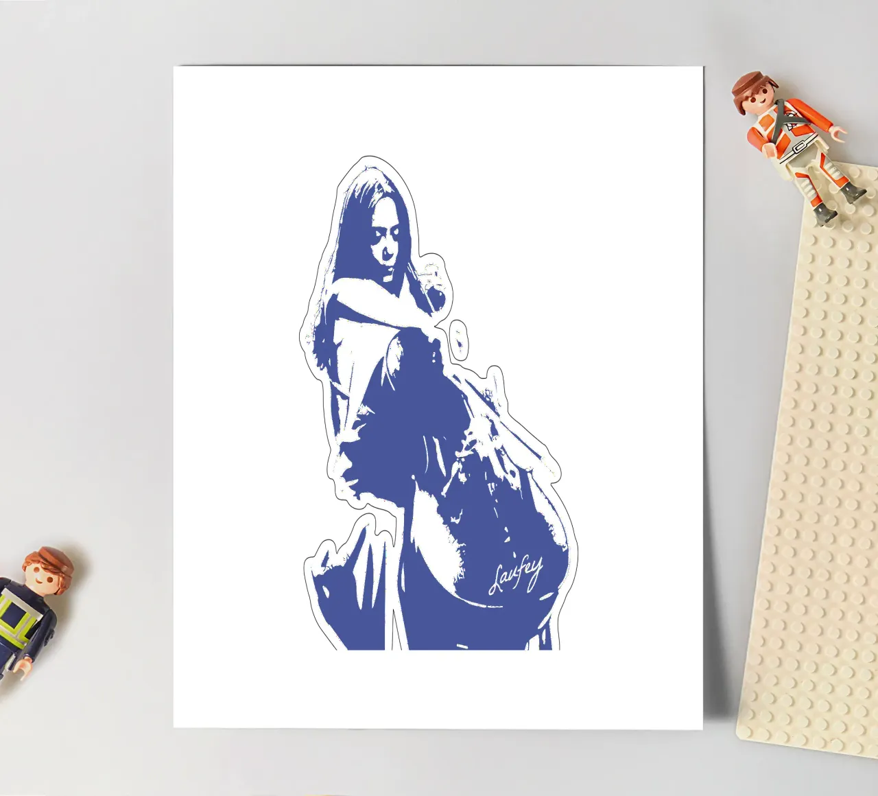 Laufey Ein Hybrid aus Jazz Stickerbogen von carleemiller