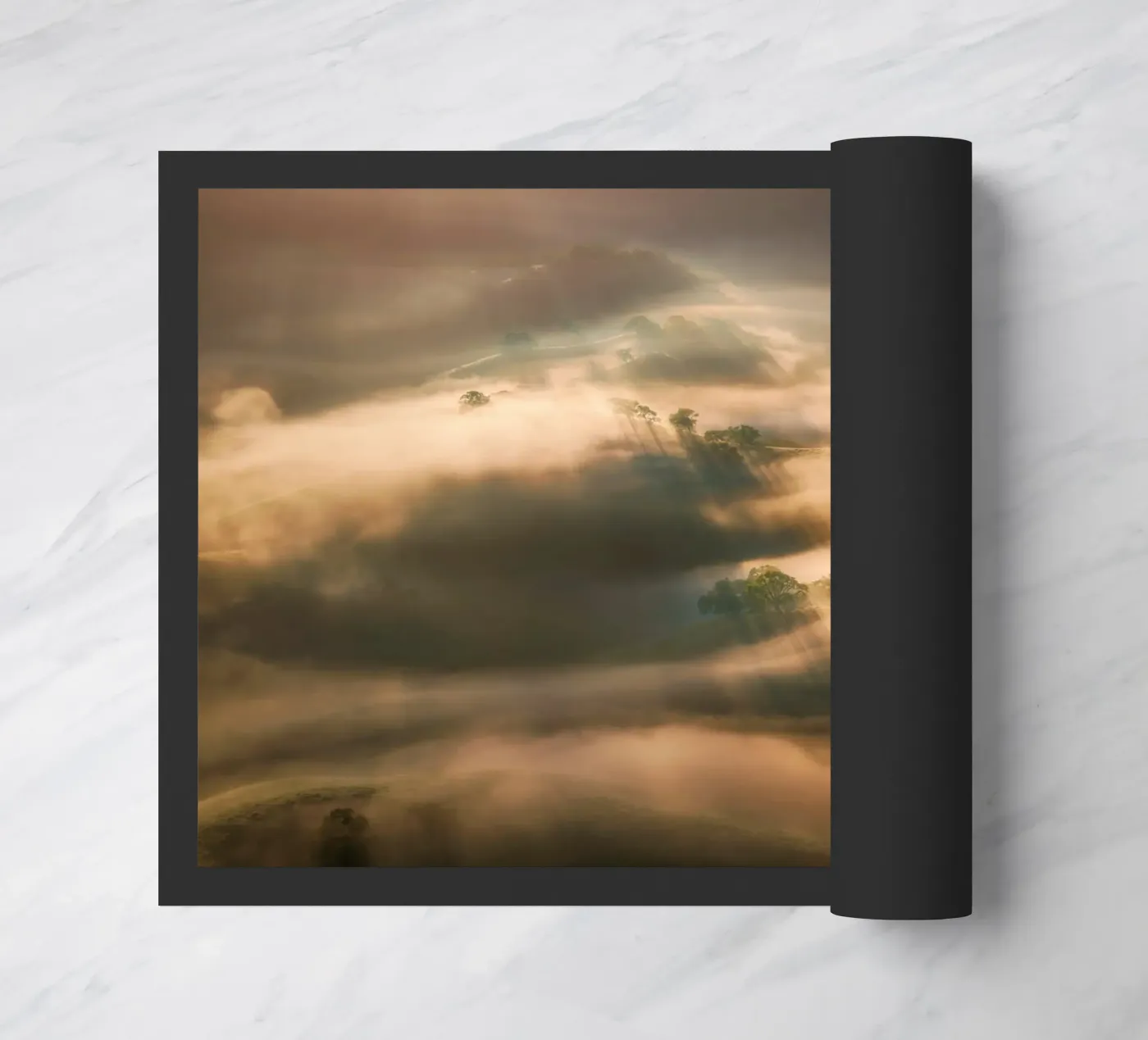 clouds hills doormat by Earthly Visions