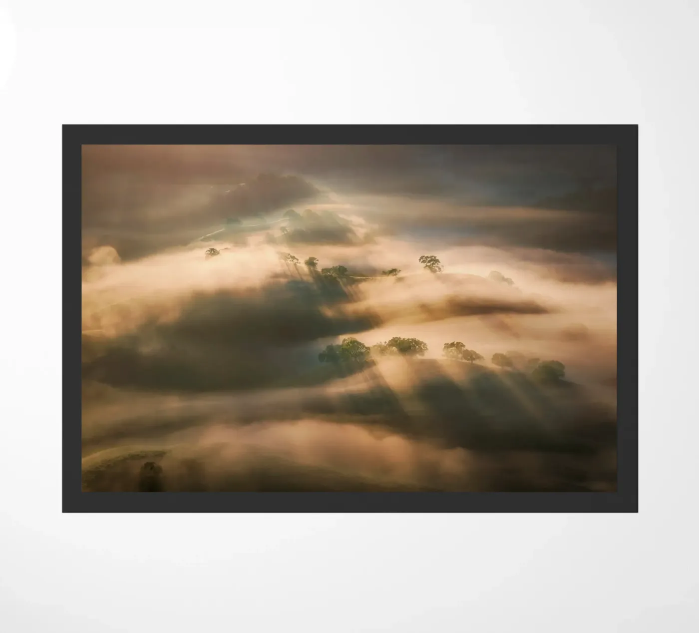 clouds hills doormat by Earthly Visions