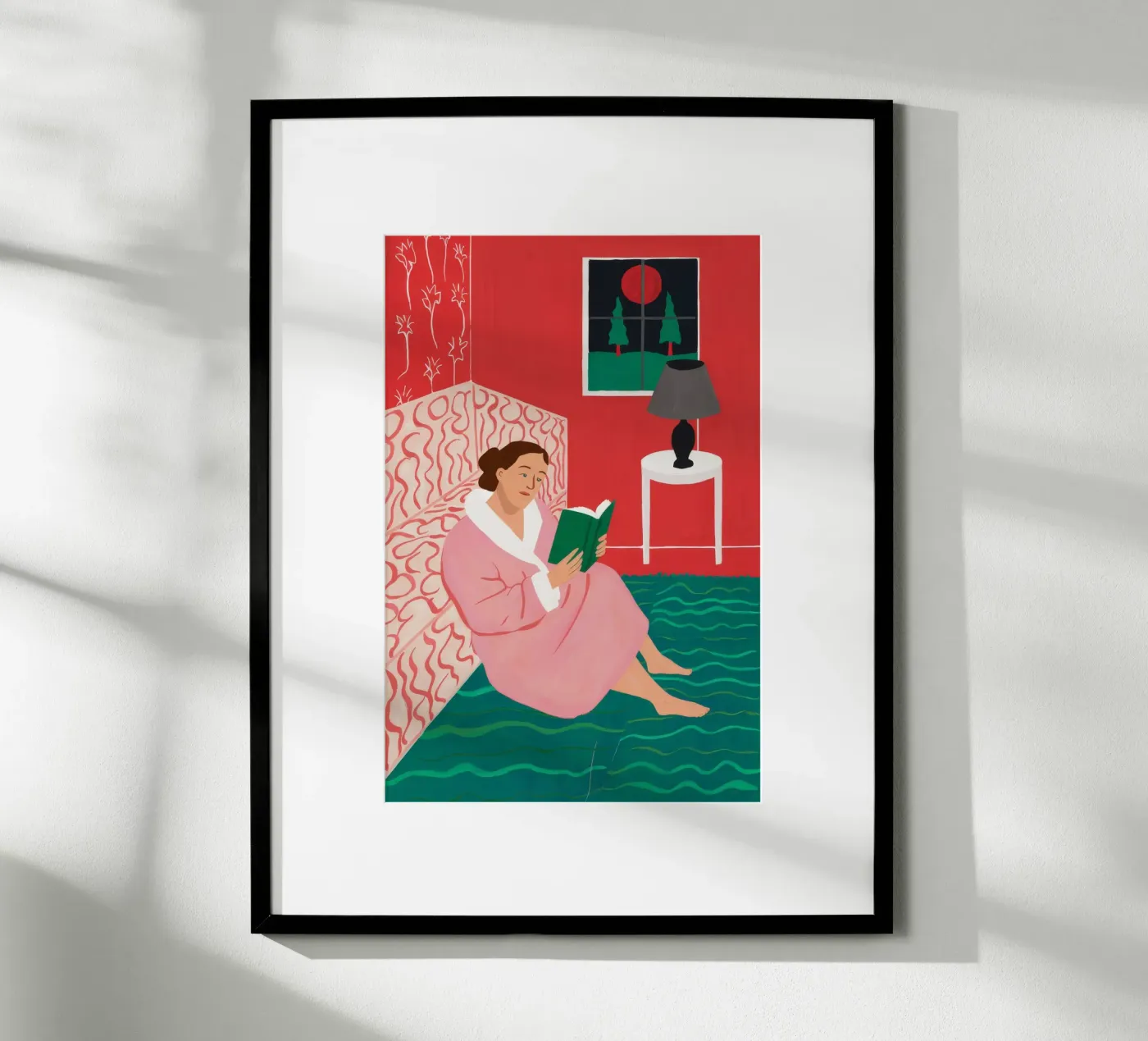 Reading by Lamplight poster by Haven Fantasy