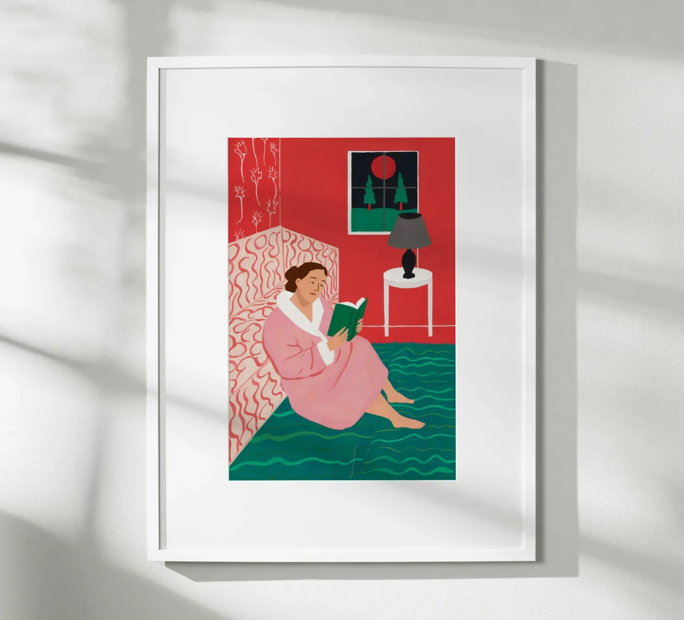 Reading by Lamplight poster by Haven Fantasy
