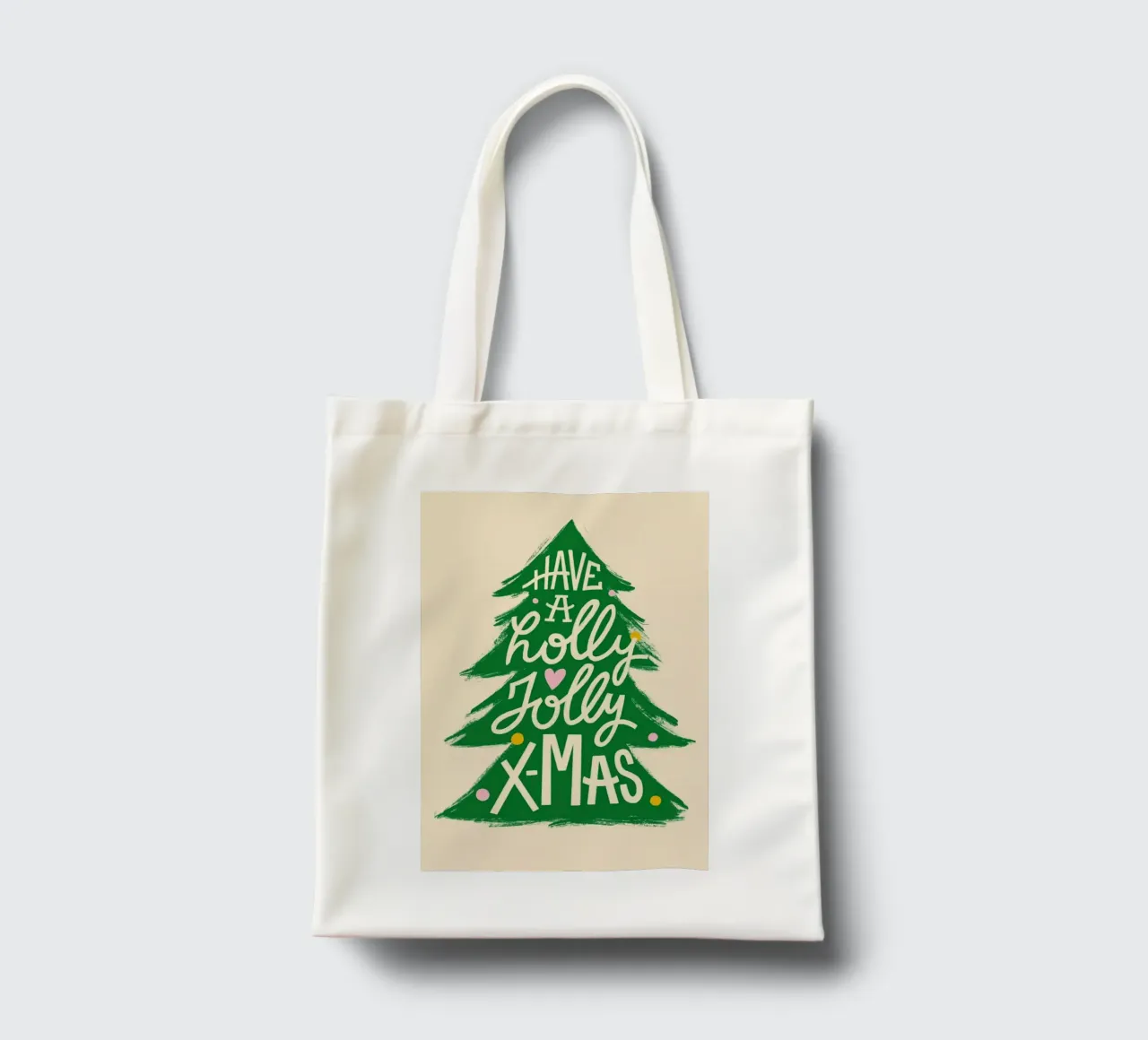 Holly Jolly X-Mas tote bag by Studio One