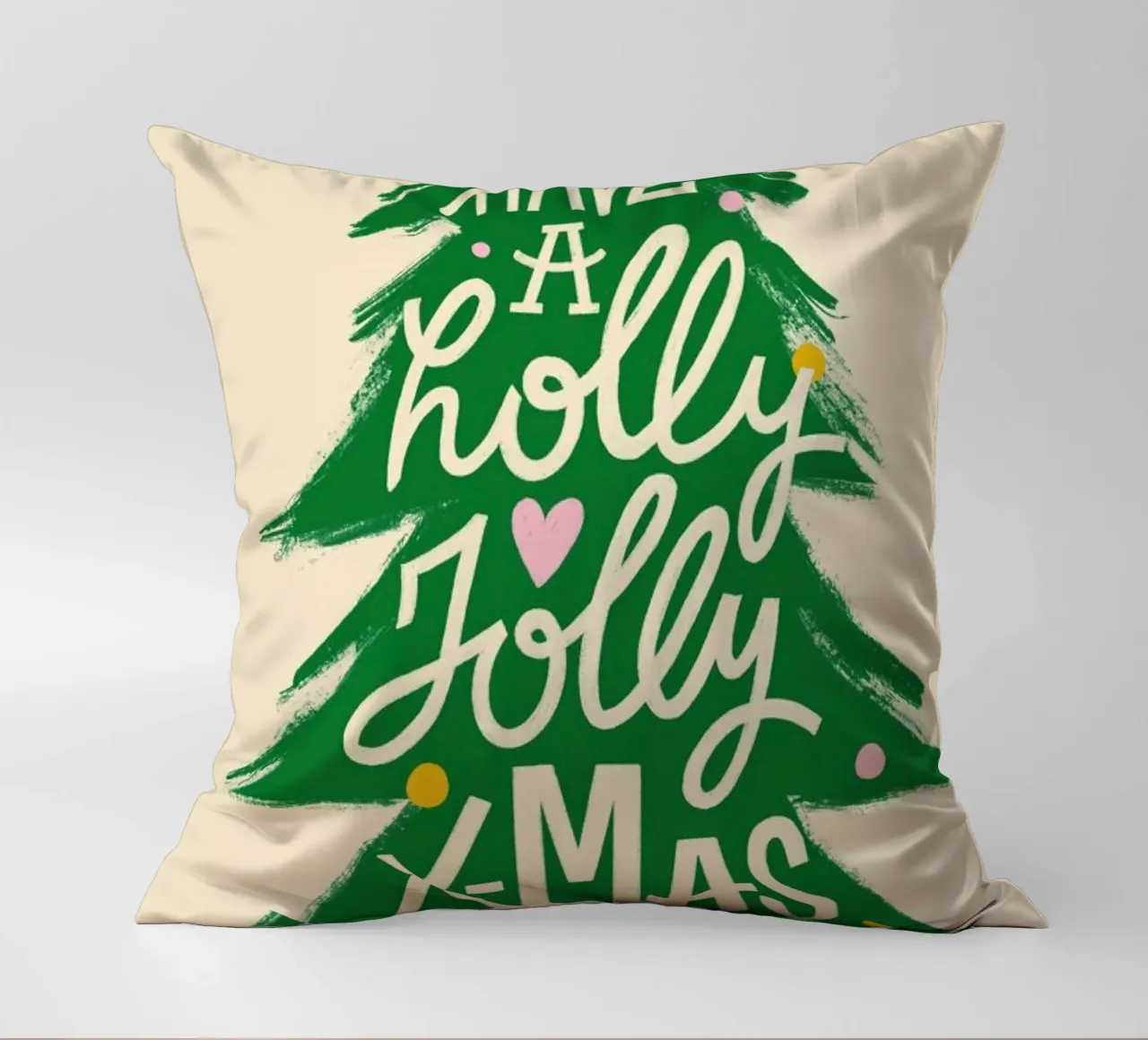 Holly Jolly X-Mas cuscino da Studio One