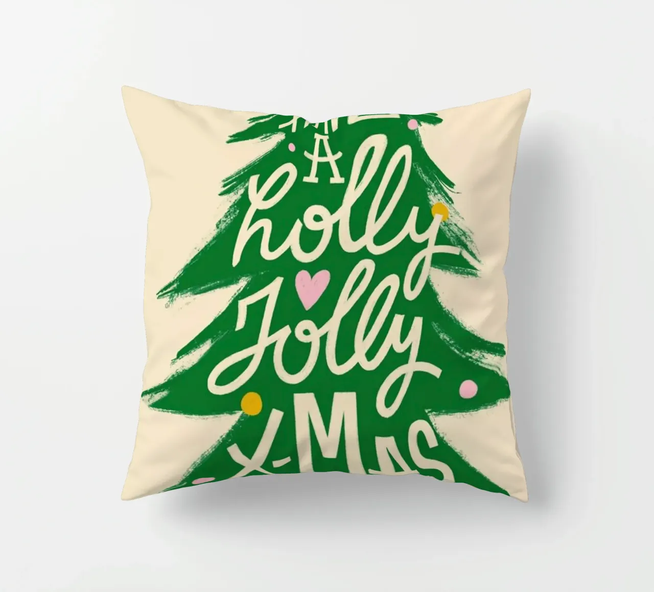 Holly Jolly X-Mas cuscino da Studio One