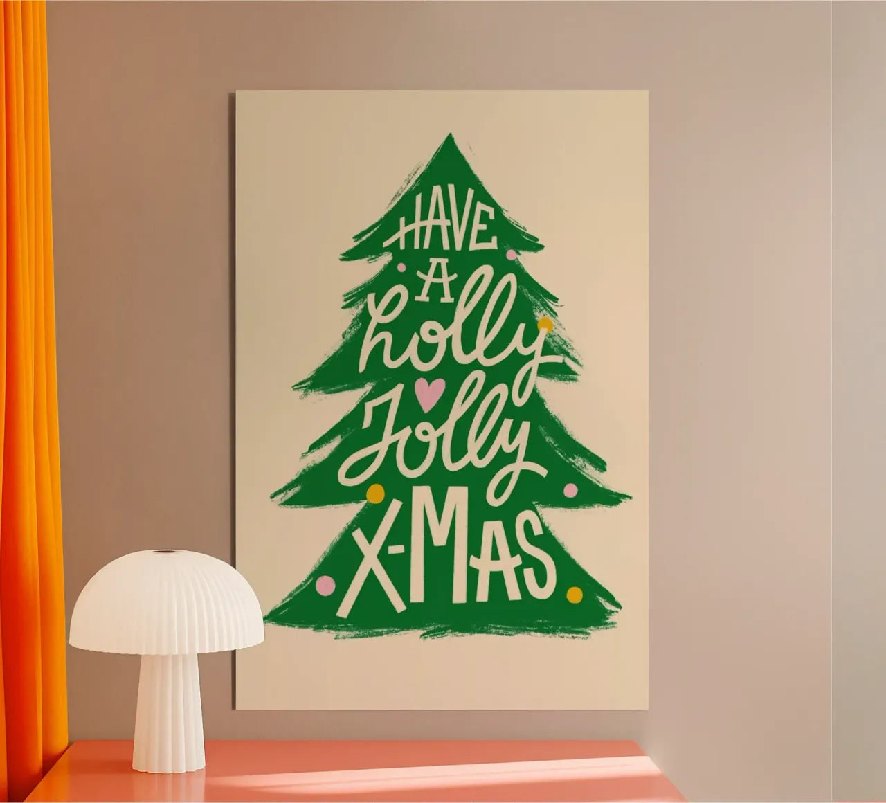 Holly Jolly X-Mas Forex-Platte von Studio One