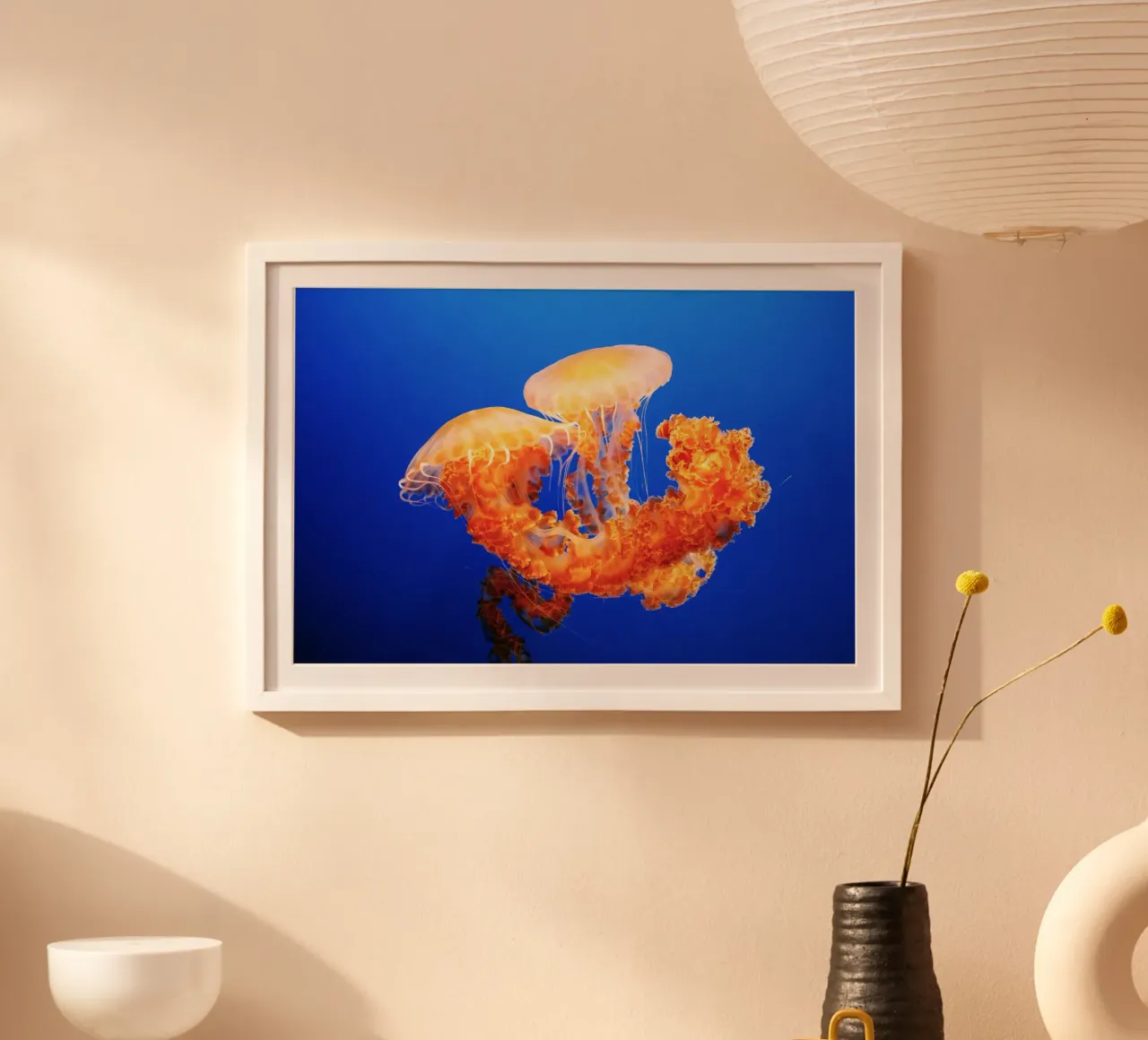 Quallen unter Wasser Poster von Earthly Visions