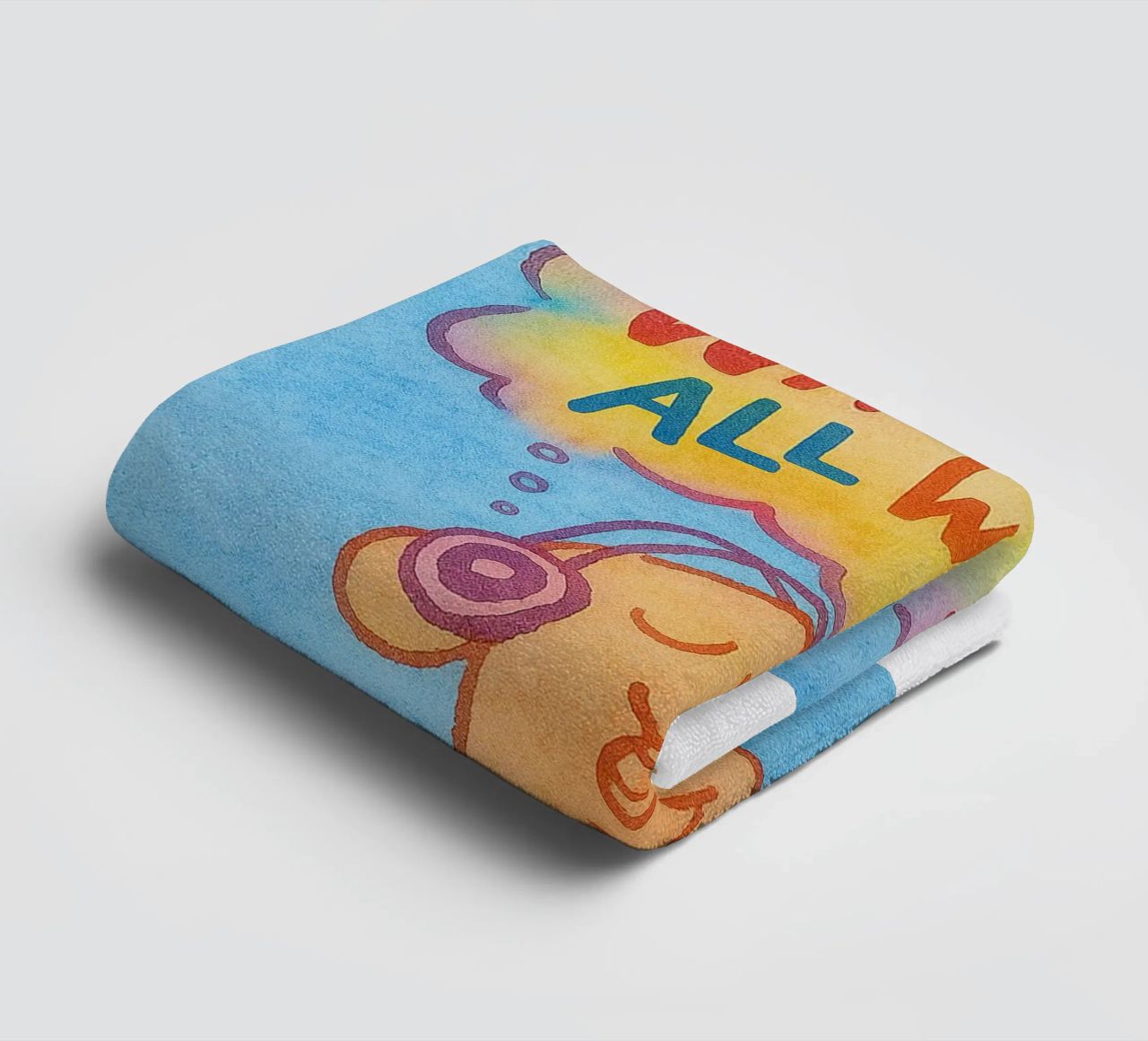 What If It All Works Out towel by onelove