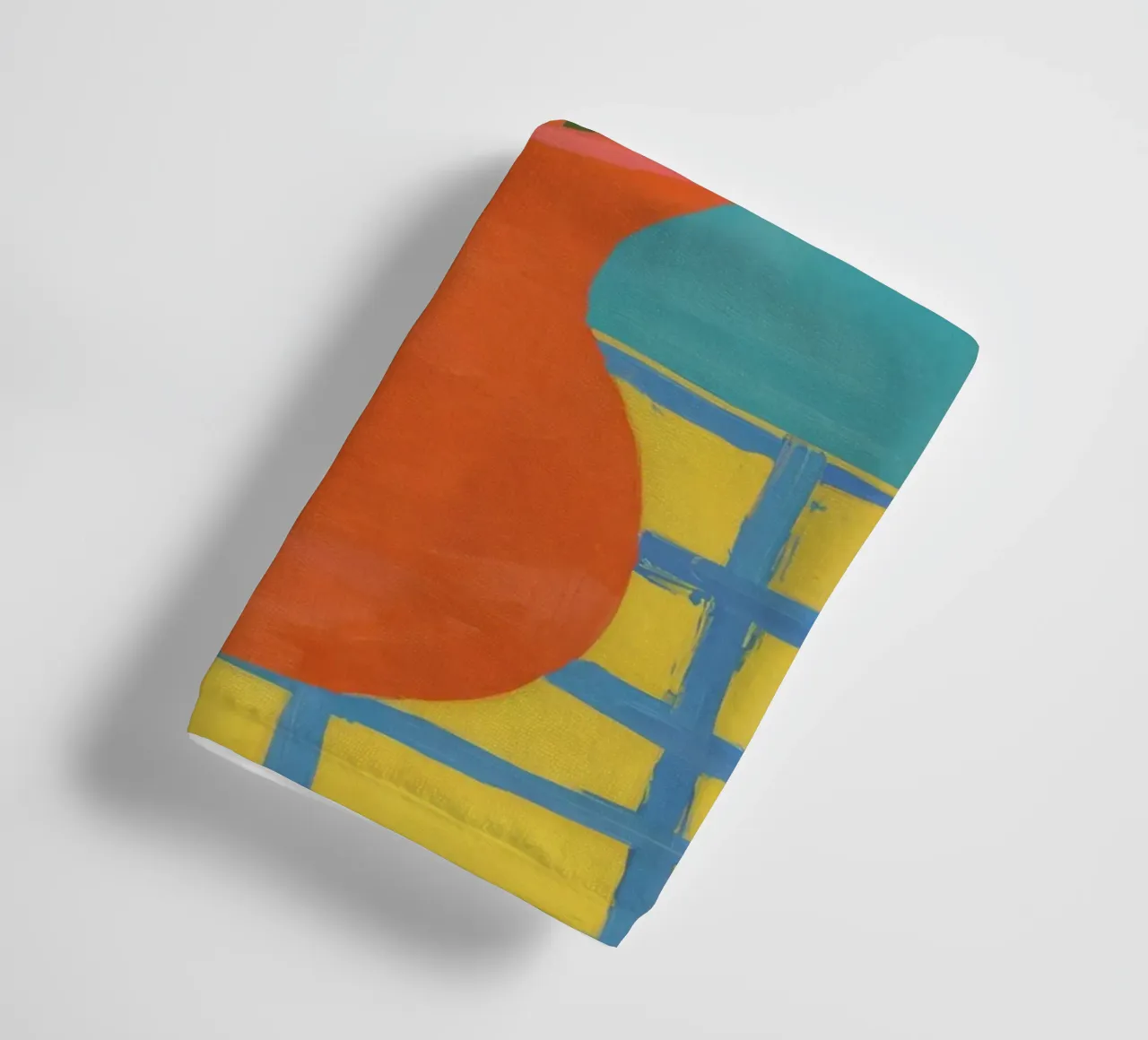 Vaso arancione Fiori rosa asciugamano da bagno da Haven Fantasy
