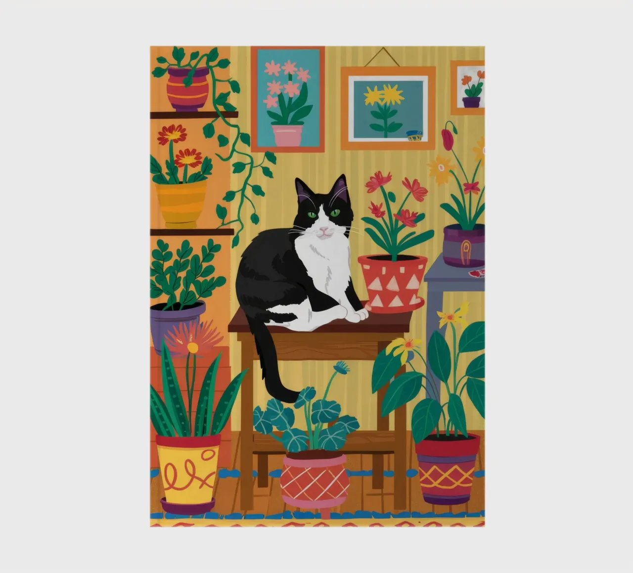Tuxedo Cat Sanctuary notebook by FadeAura