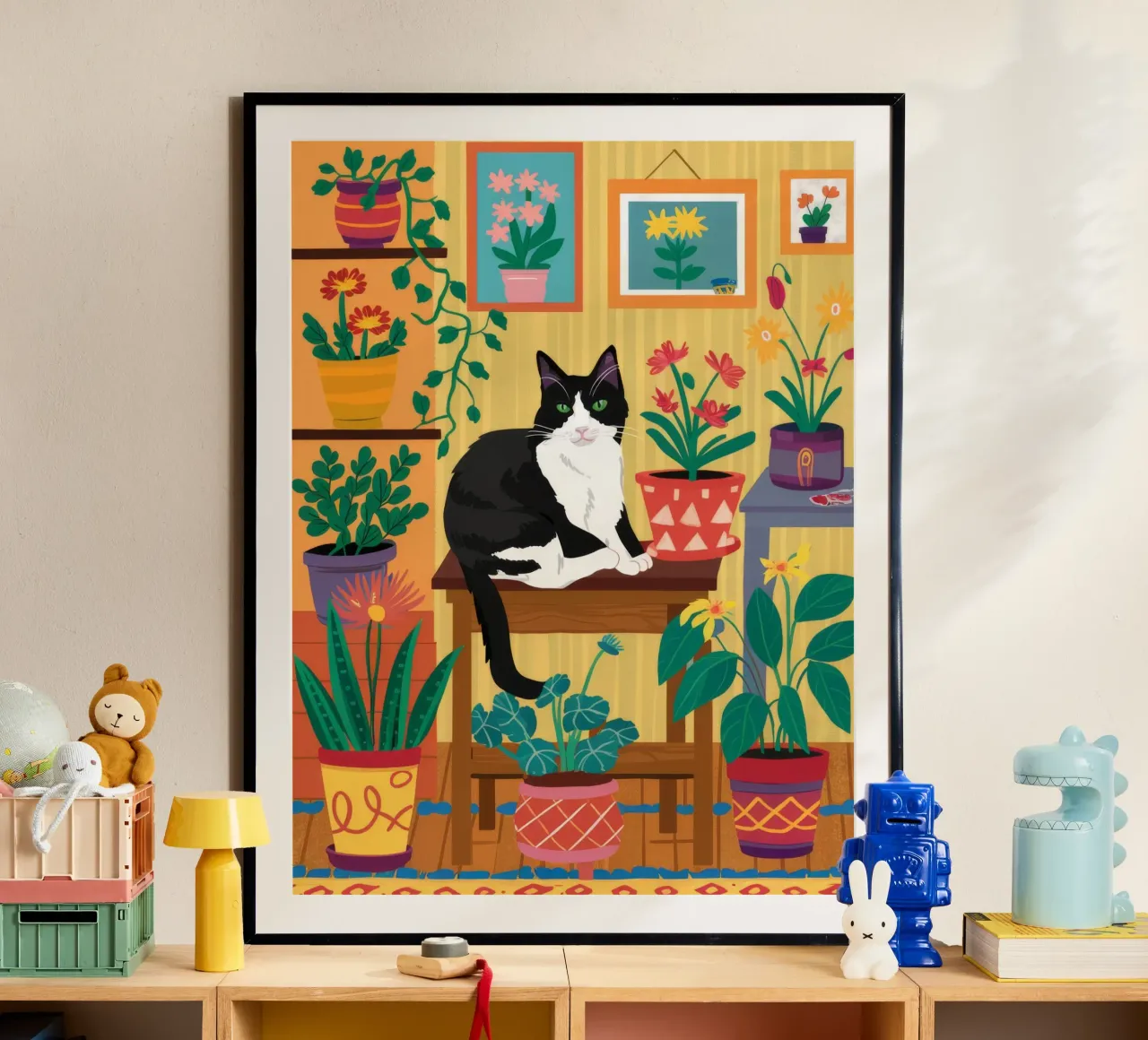 Tuxedo Cat Sanctuary hahnemühle by FadeAura