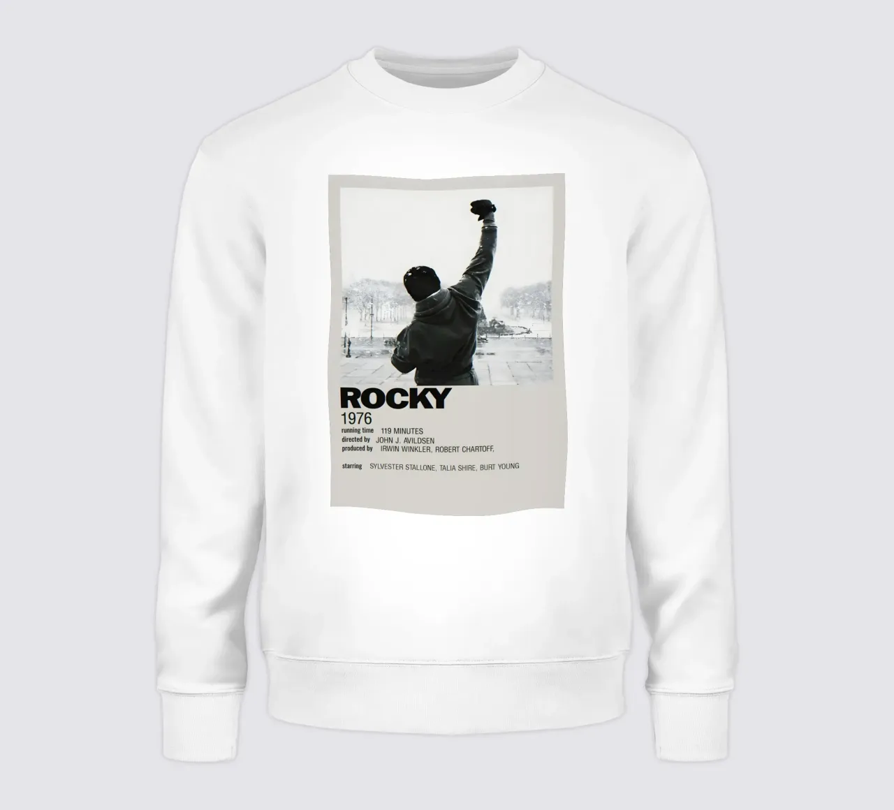 ROCKY 1976 felpa da MVFminimalist