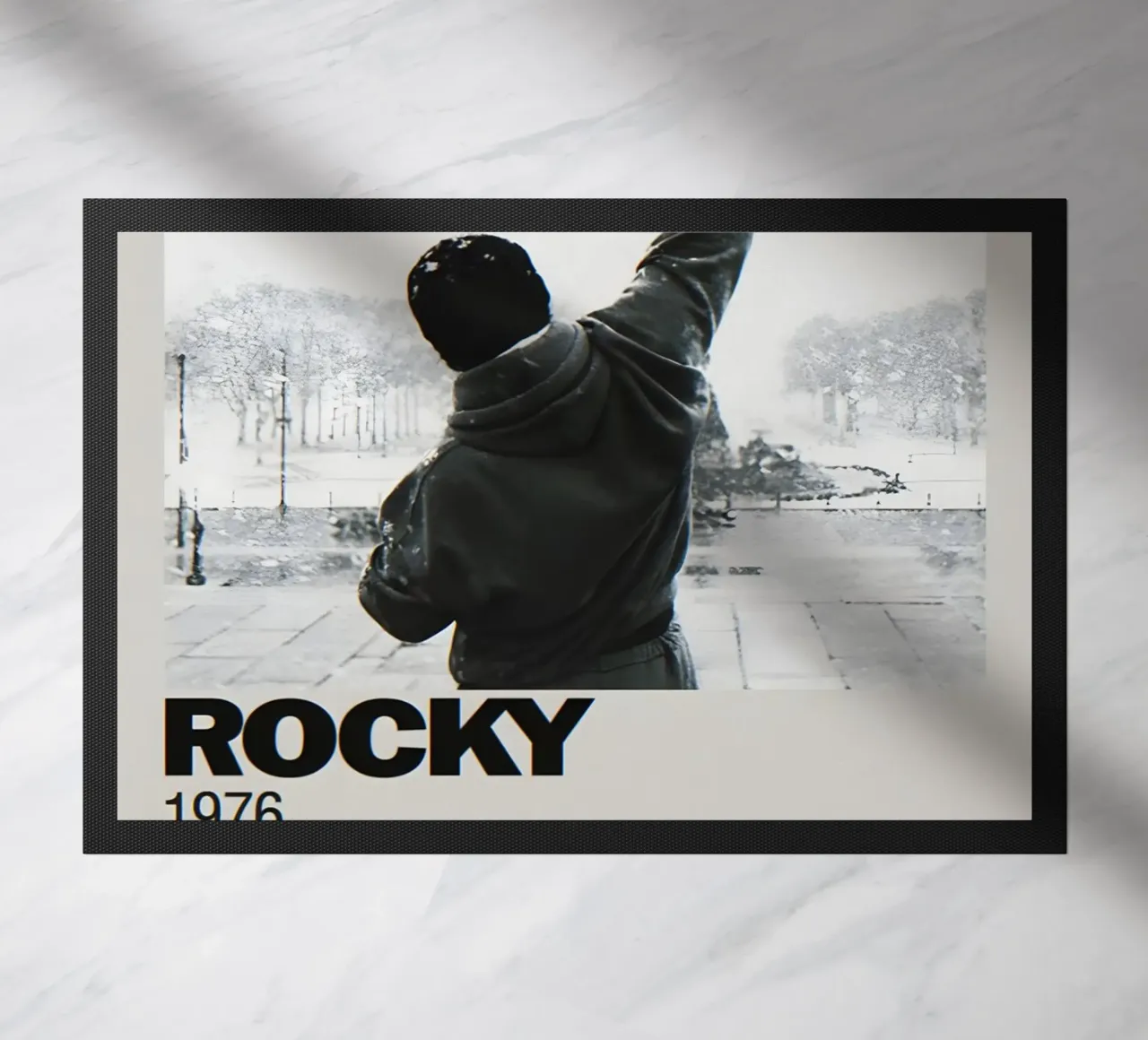 ROCKY 1976 deurmat van MVFminimalist